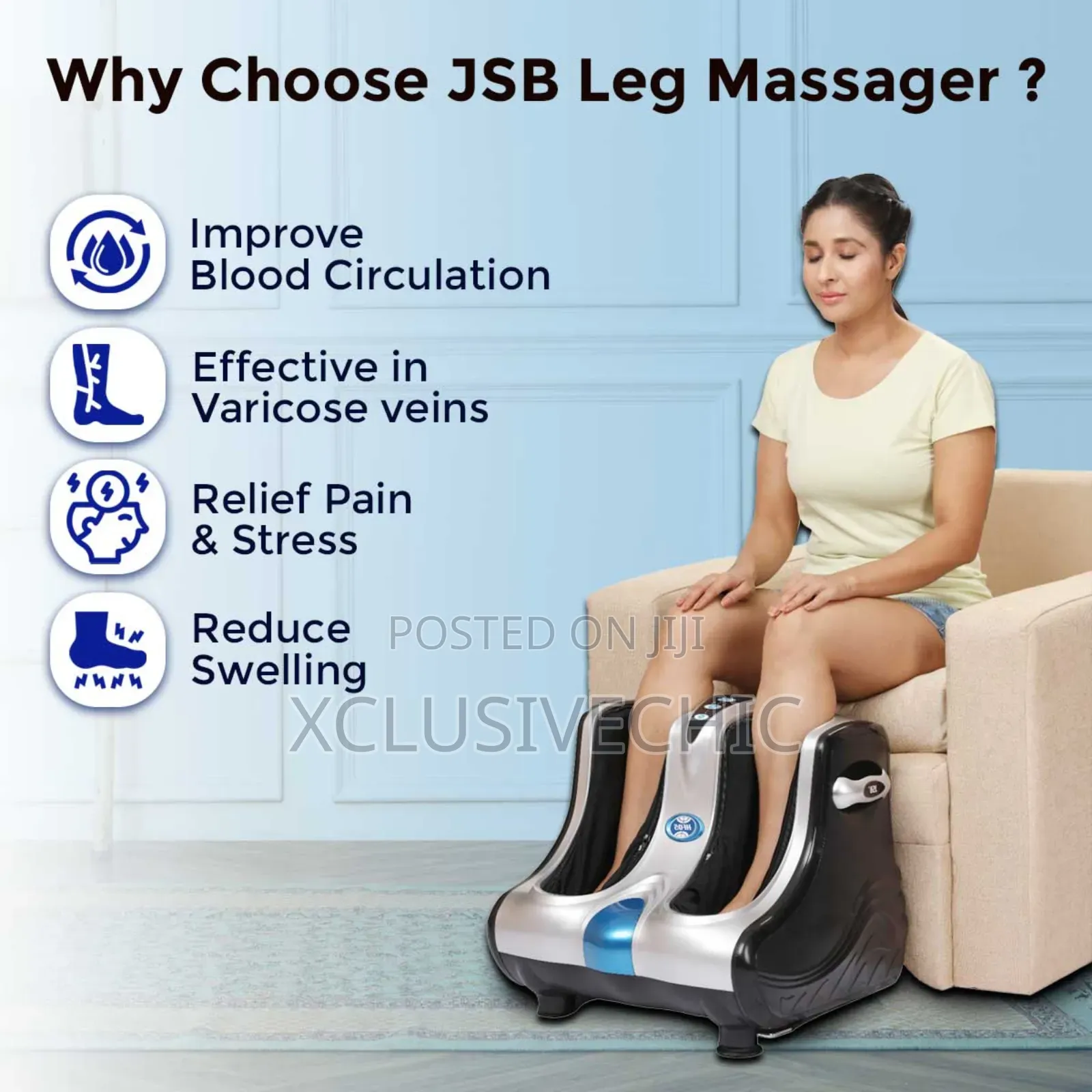 Foot Calf Massager With Heat Vibration Deep Foot Massager Machine