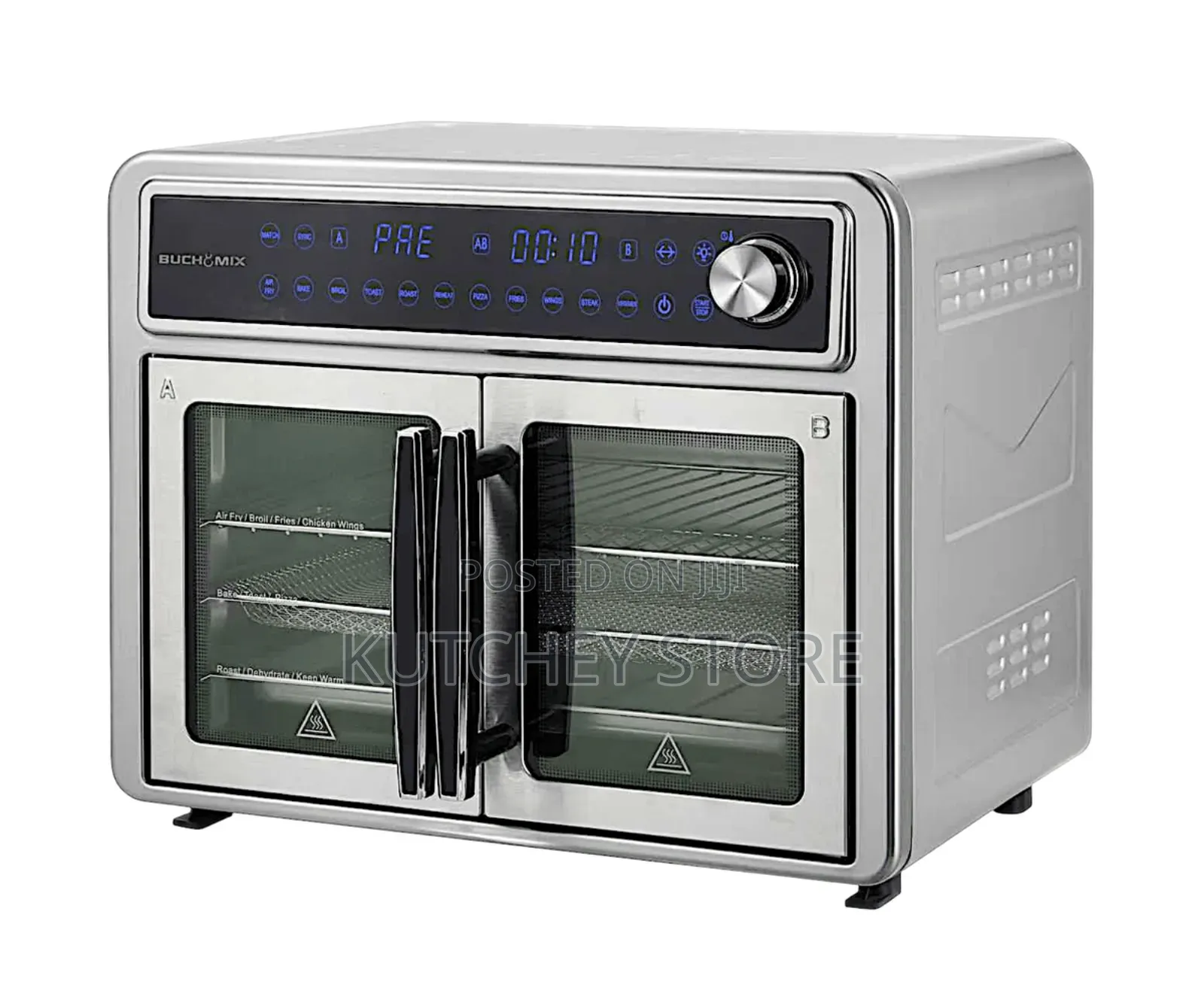 New 28l Airfryer Oven All Stainless Steel Dual Compartment