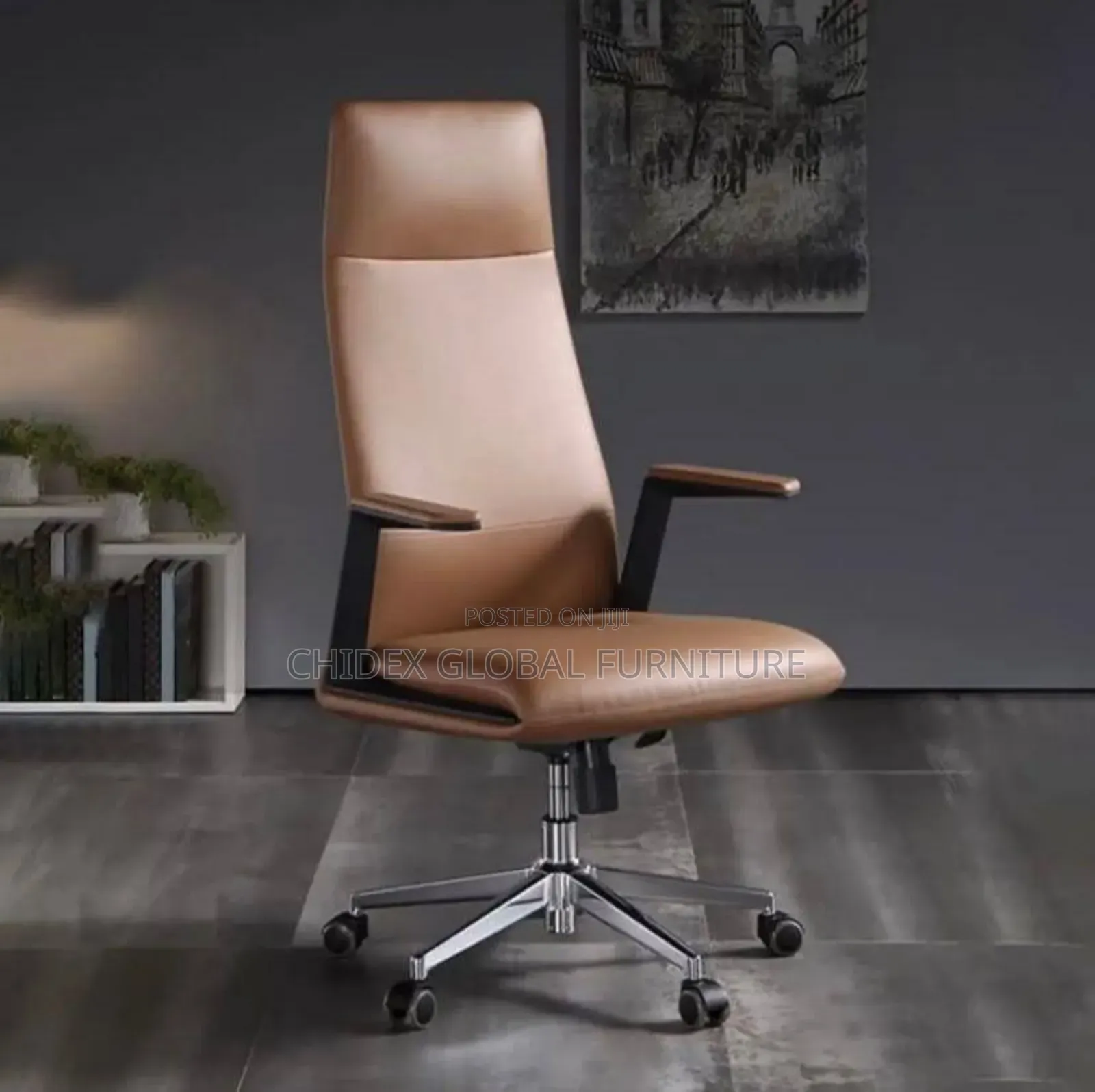 Swivel Recliner Executive Chair With Armrest
