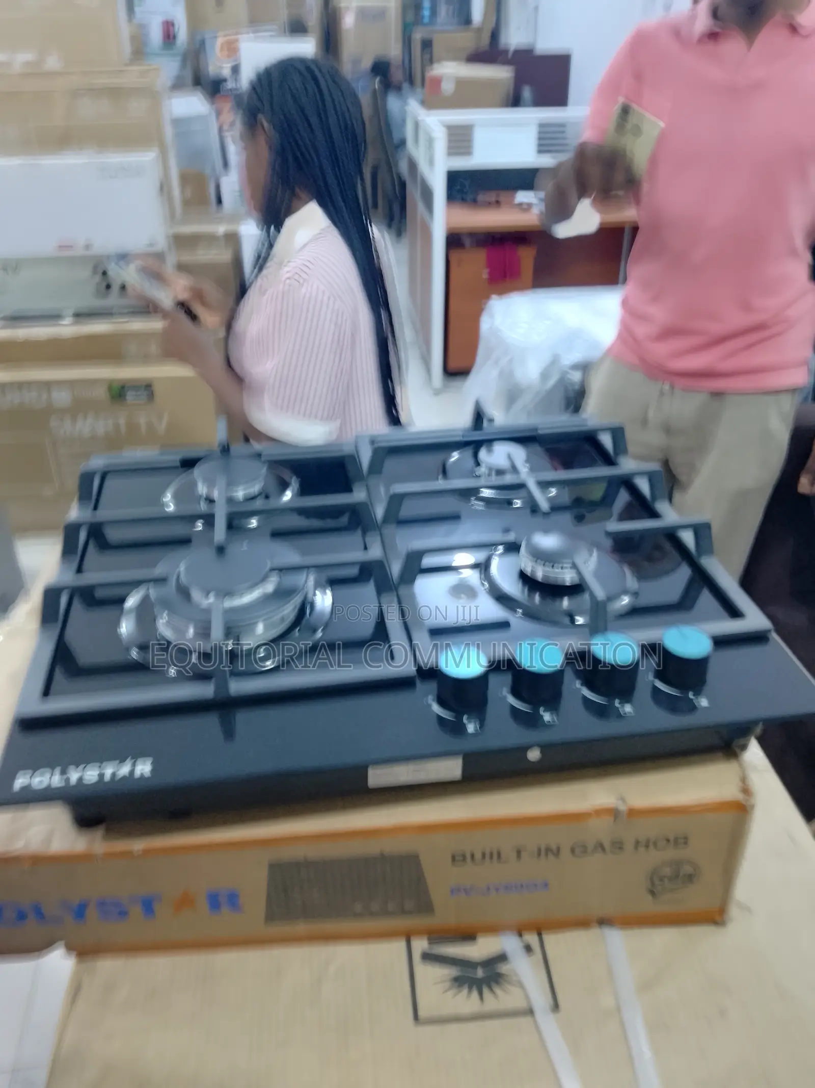 Polystar Built-in Gas Hob With Easy Clean Glass