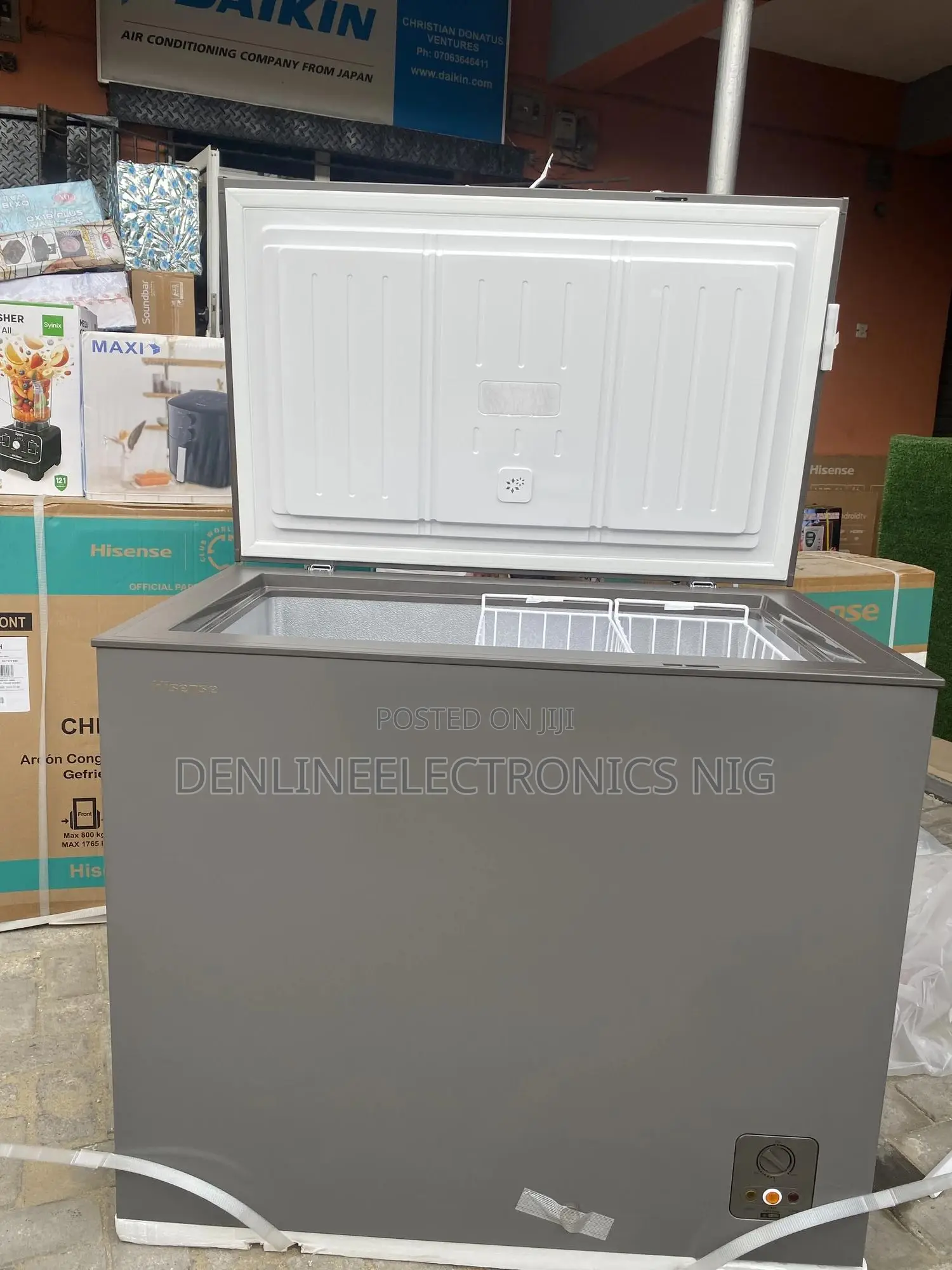 Brand New Hisense 217 Liters Double Baskets Chest Freezer . L