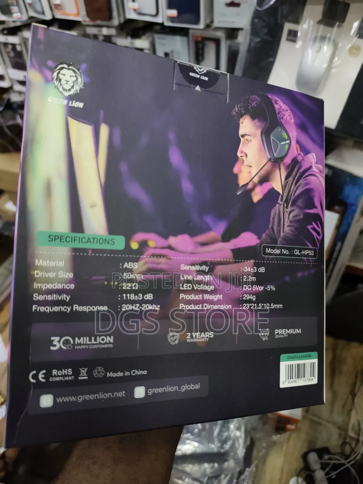 Green Lion Specter Gaming Headphone