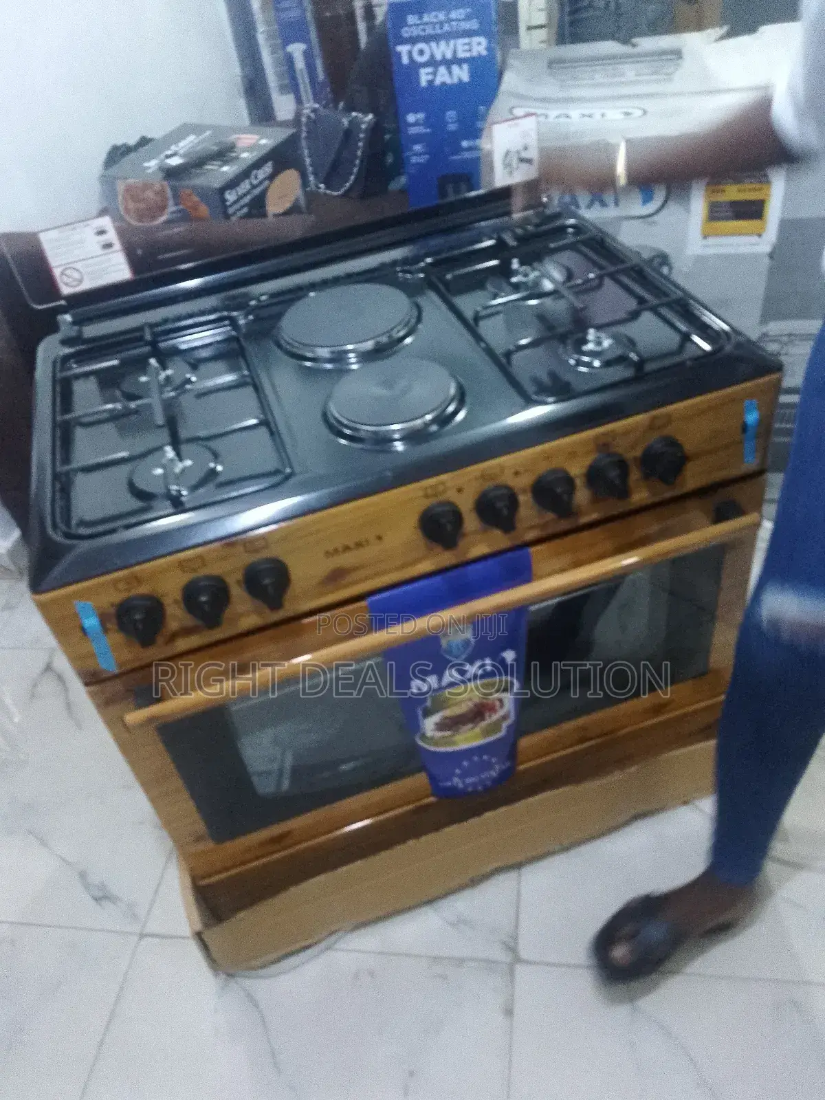 Maxi 4+2 Professional Dual-Fuel Commercial Style Oven