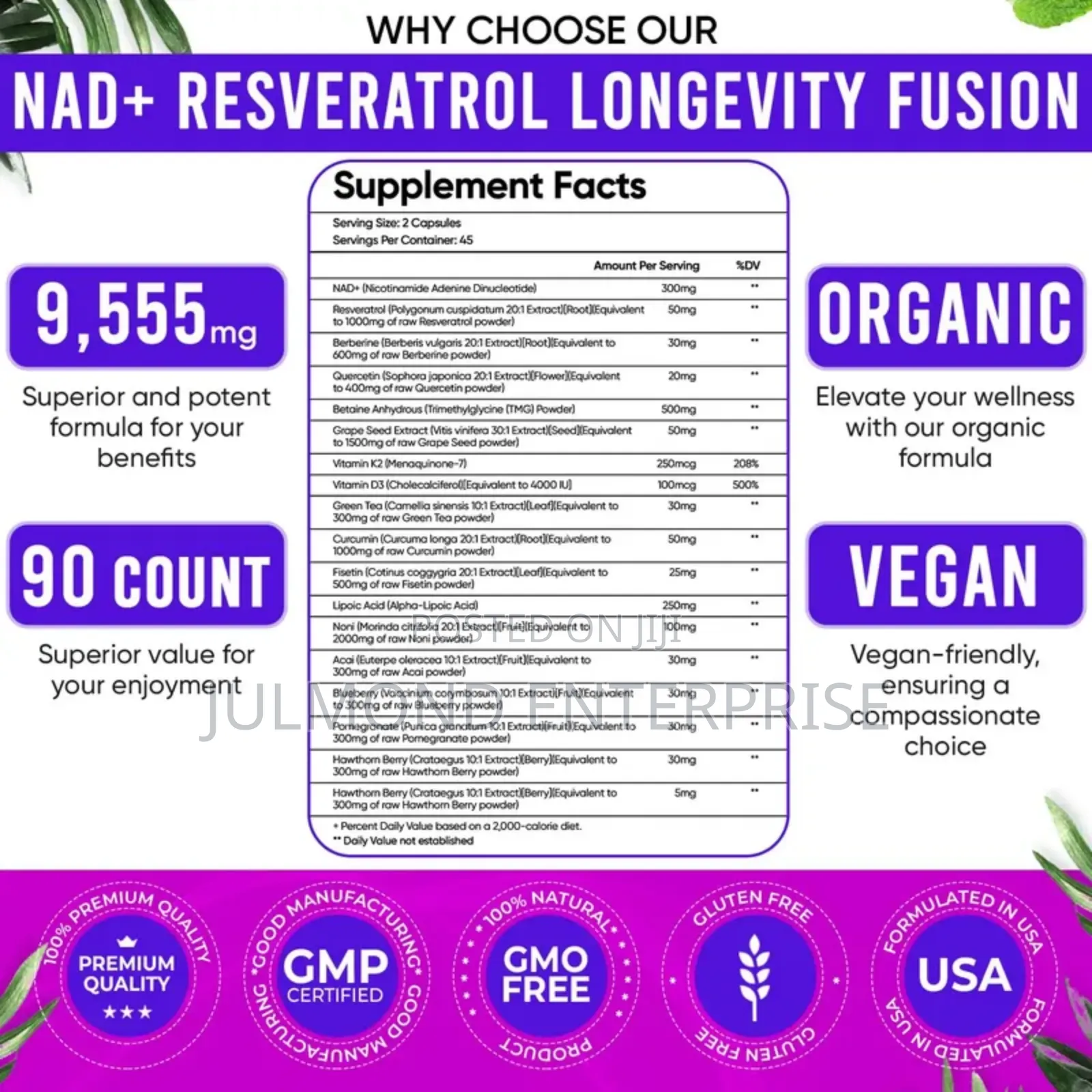 Nad+Resveratrol Supplement