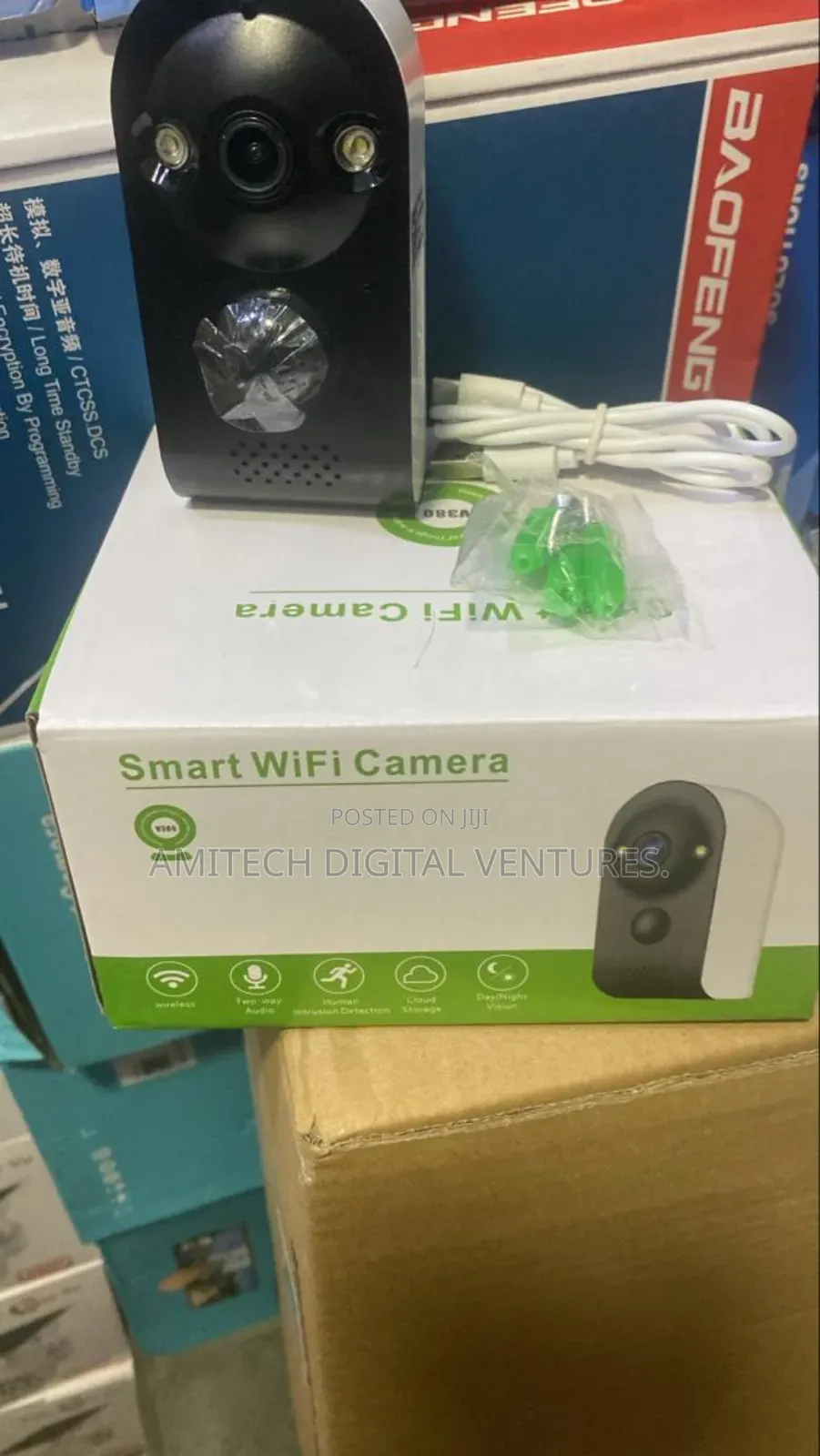Smart Wifi Camera for Indoor and Outdoor Use