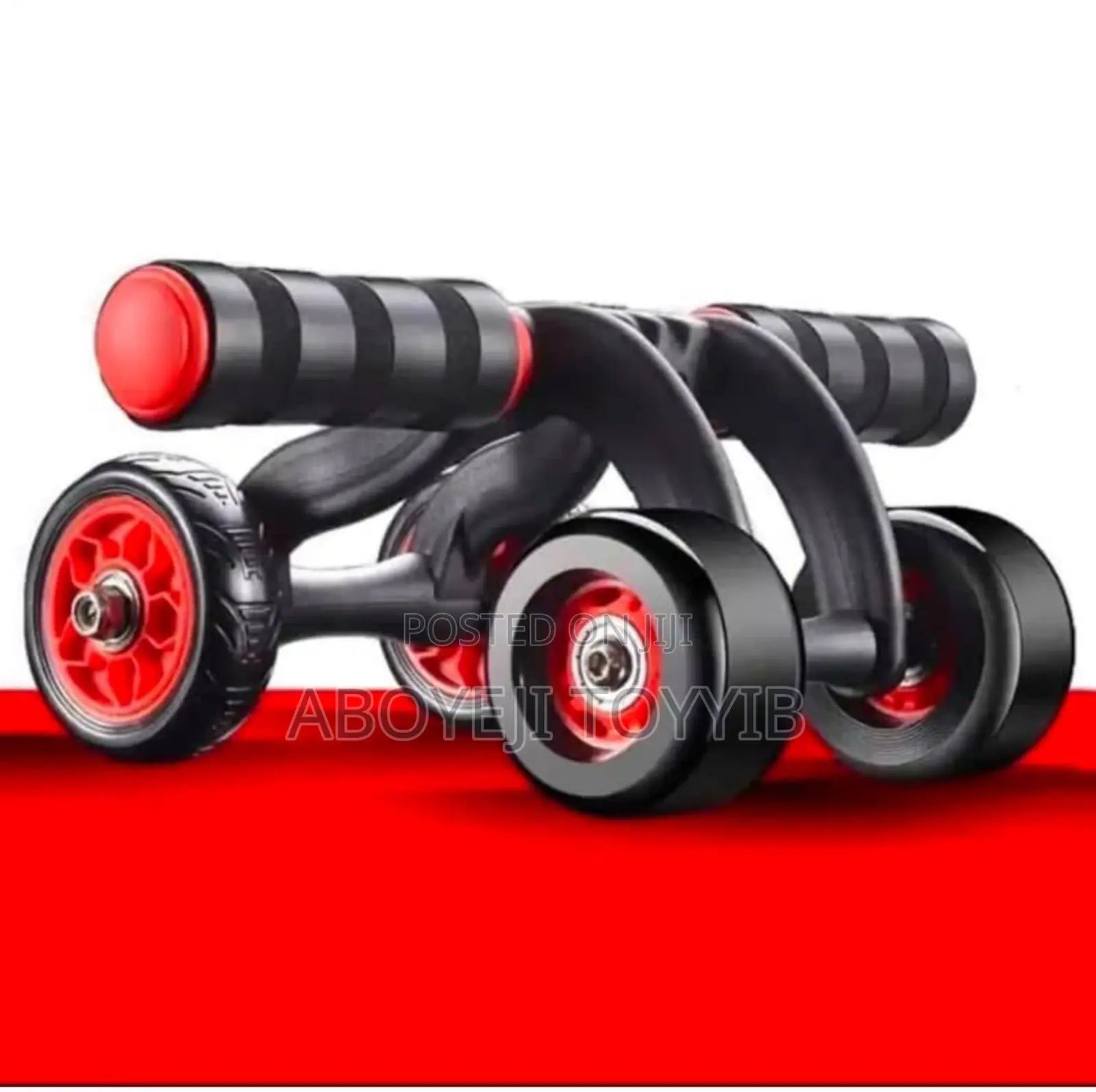 Abs 4 Wheel Ab Roller Abdominal Workout Fitness Exercise Roller Wheel
