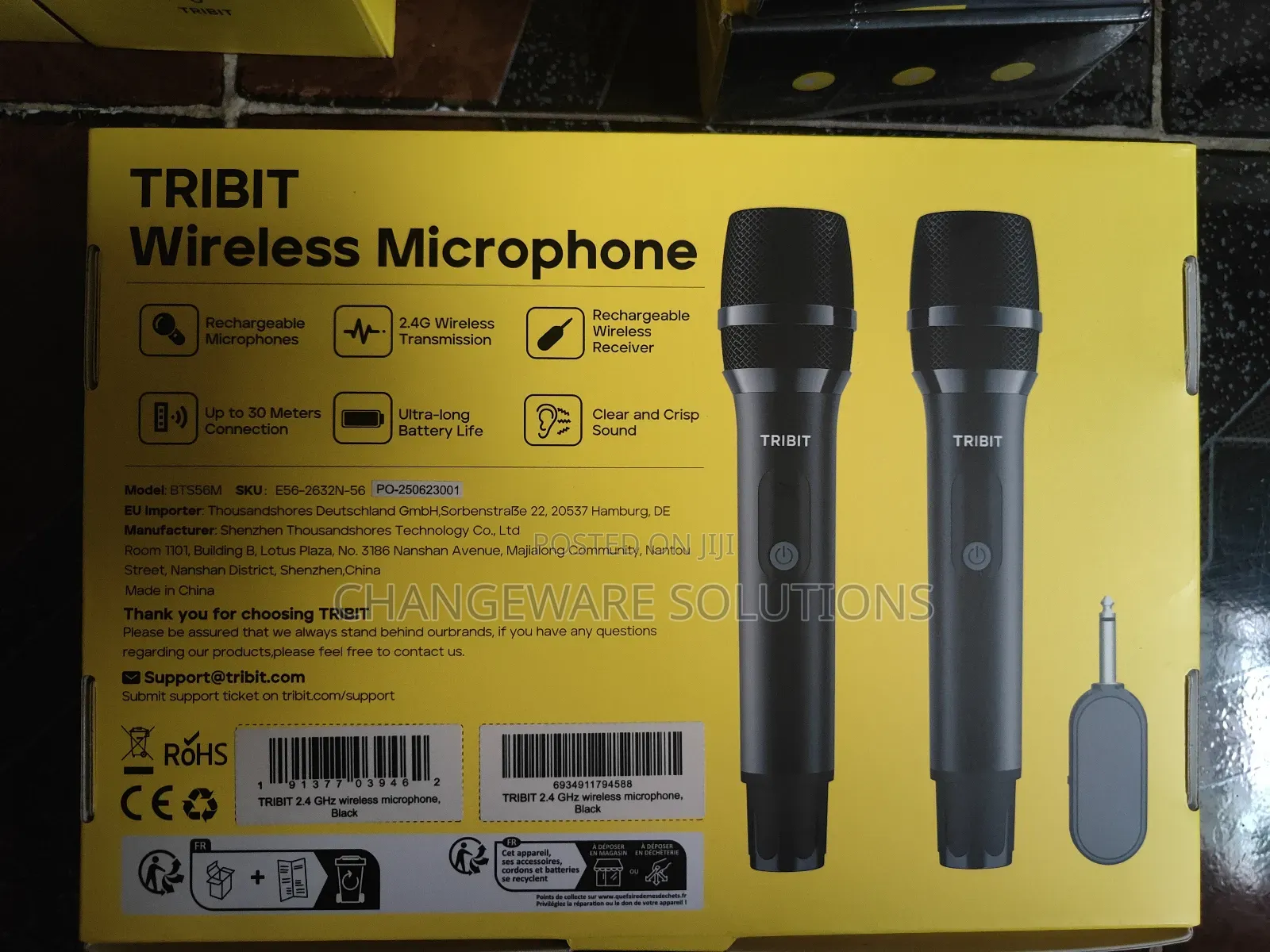Tribit Wireless Microphones for Tribit Stormbox Blast 2