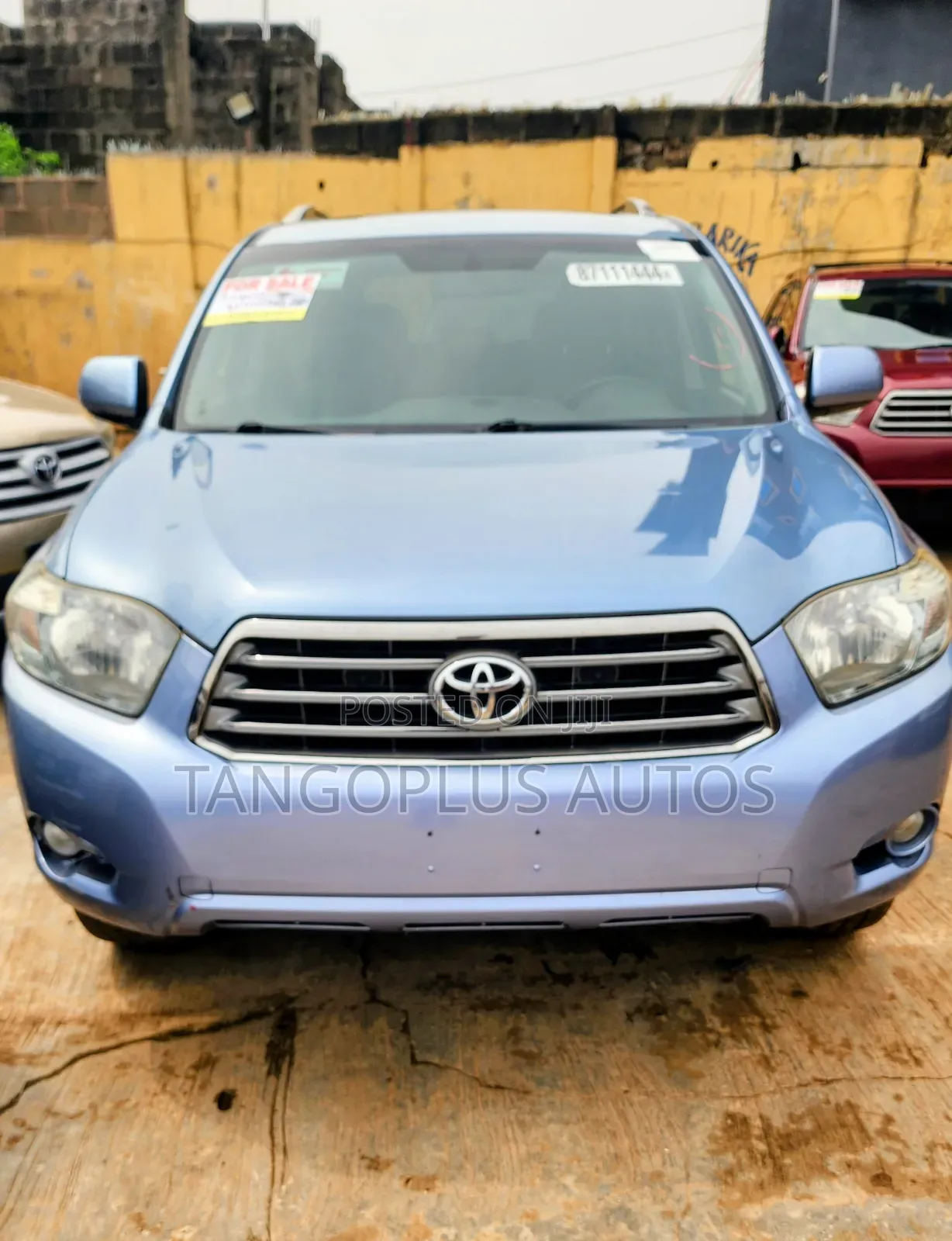 Toyota Highlander Sport 2008 Blue