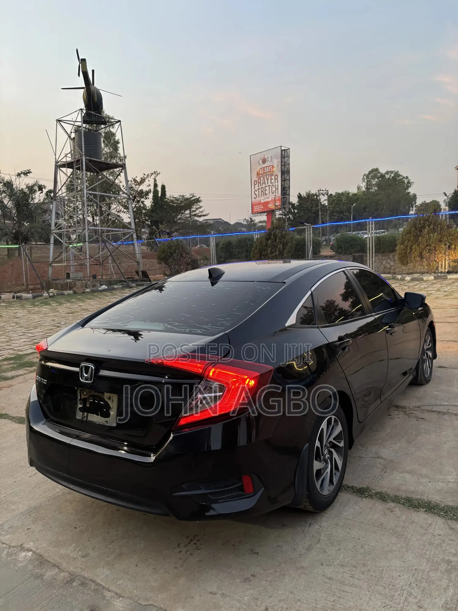 Honda Civic LX Hatchback 2018 Black