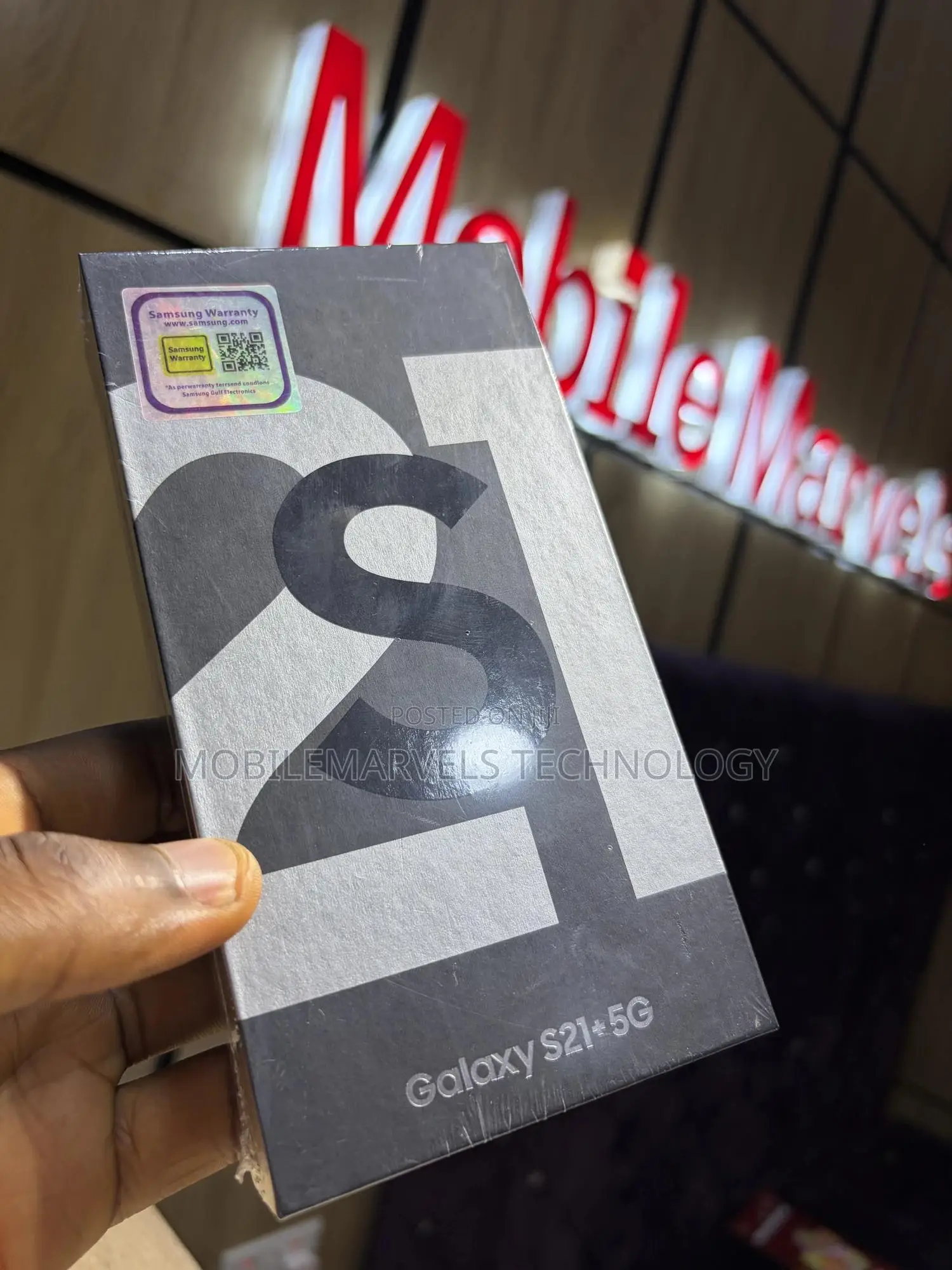 New Samsung Galaxy S21+ 5G 256 GB Black