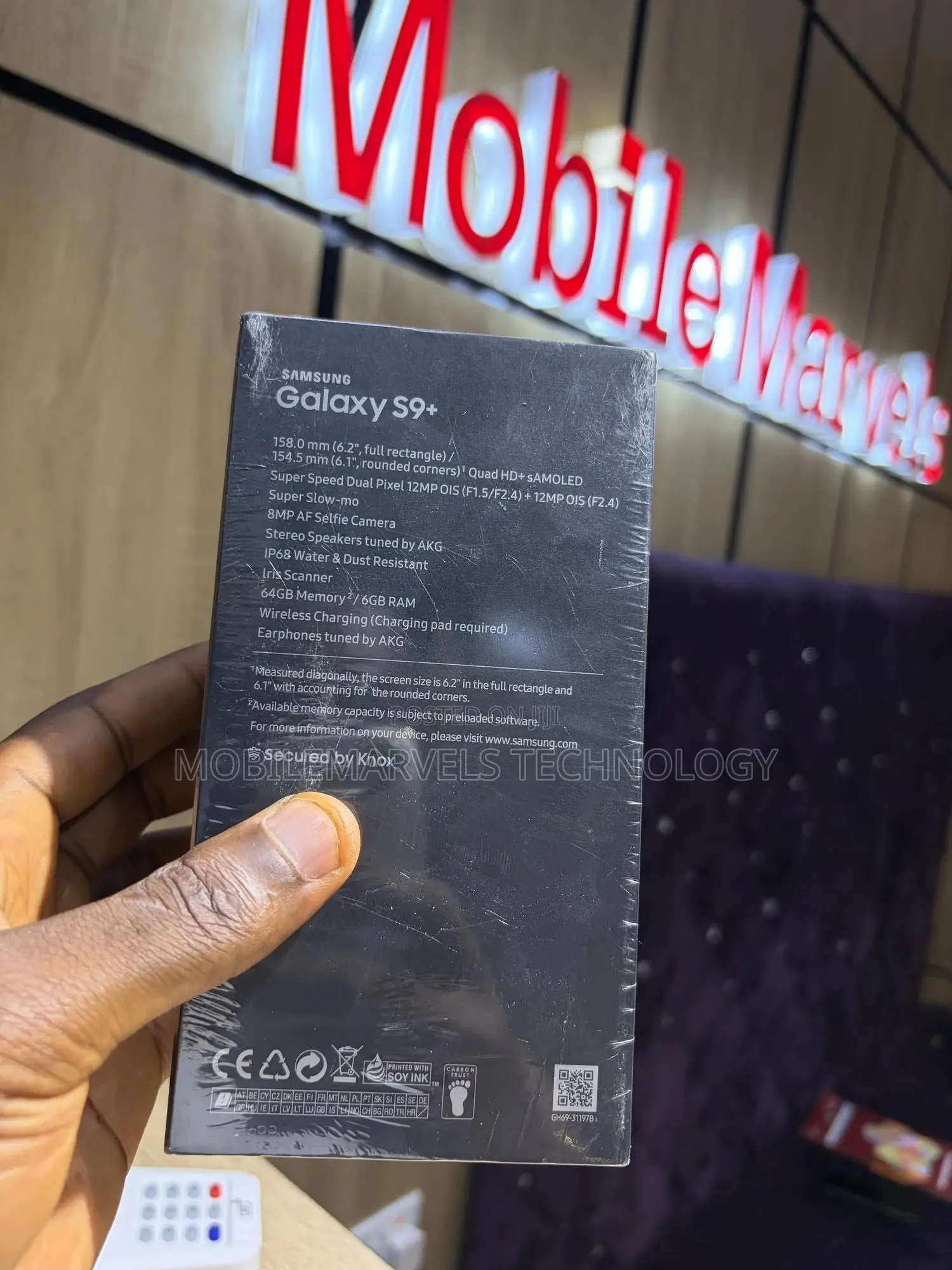 New Samsung Galaxy S9 Plus 64 GB Black