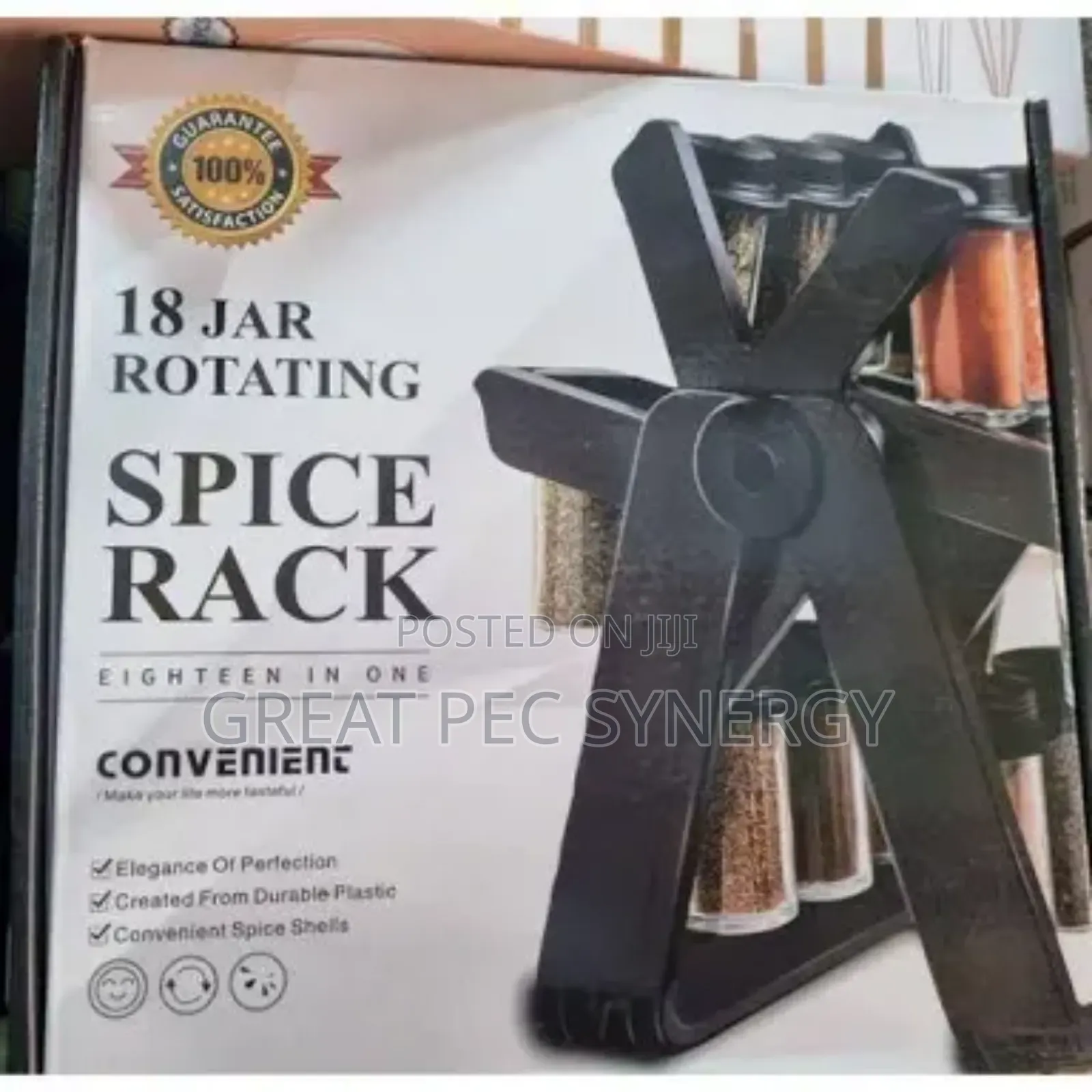 18 Jar Spice Rack