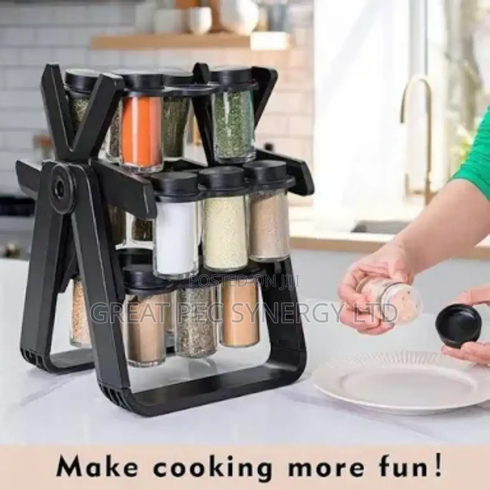 18 Jar Spice Rack