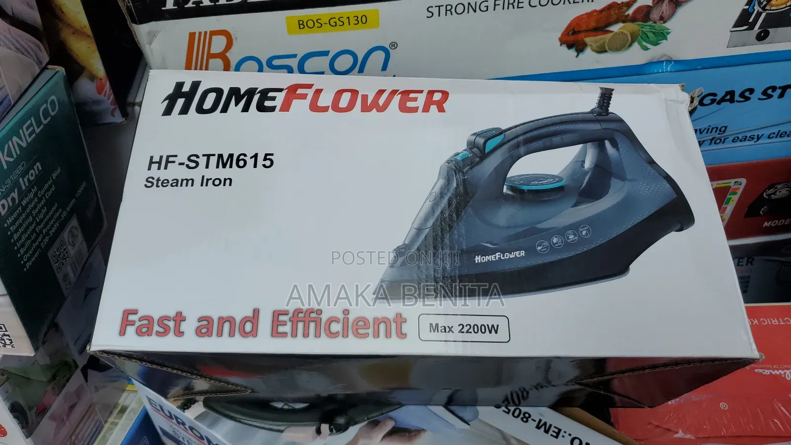 Home Flower Steam Iron
