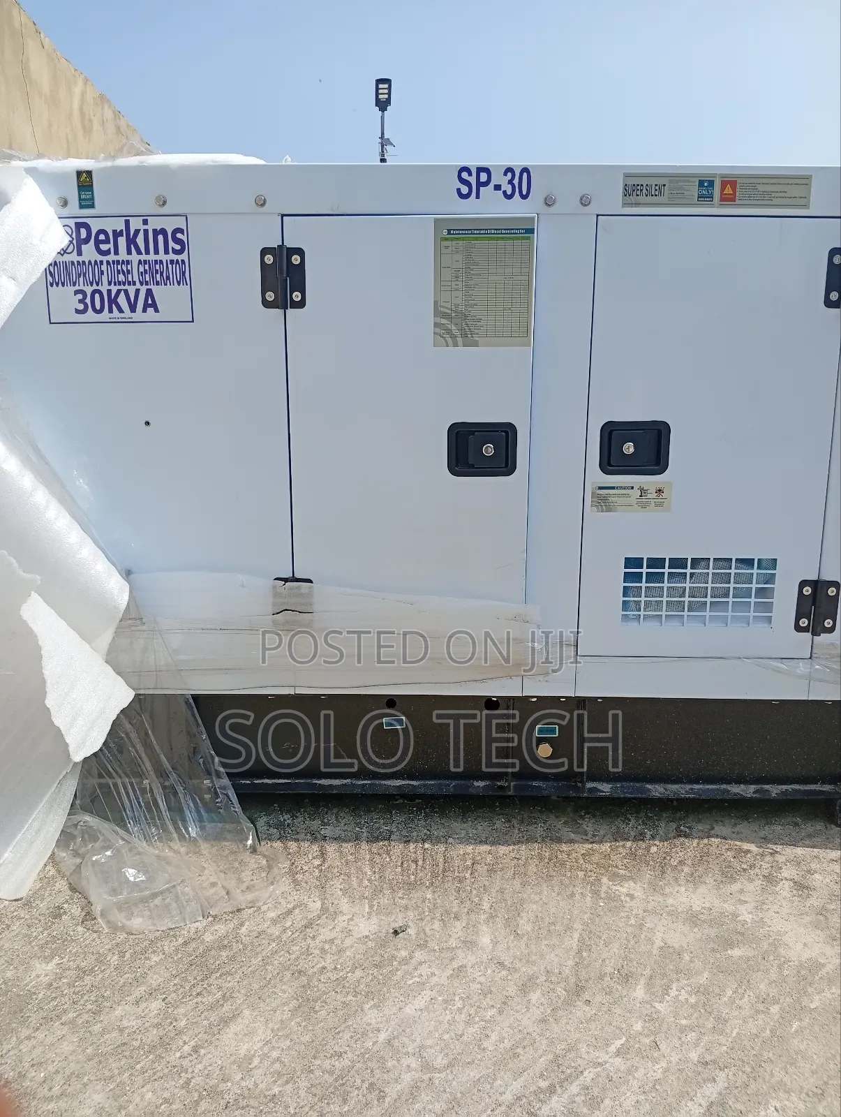 Brand New 30kva Perkins Soundproof Diesel Generator 100% Copper Coil