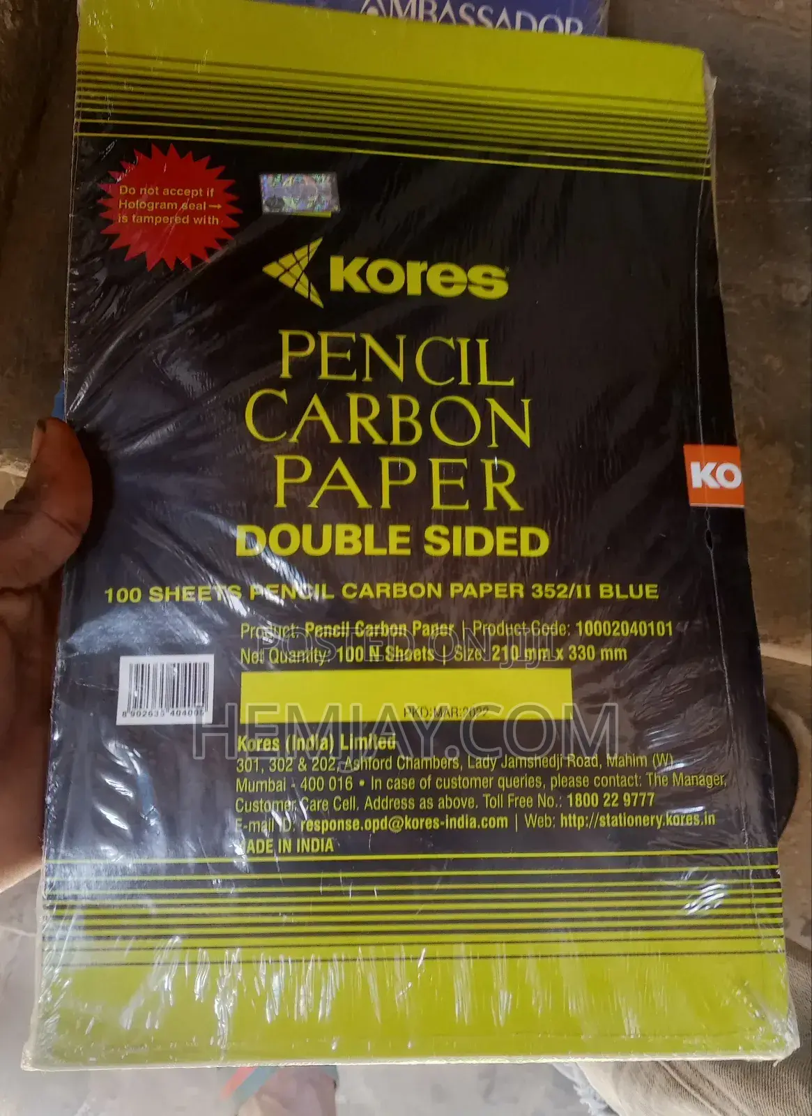 Original Double Sided Carbon Paper "Kores Carbon Made in India"