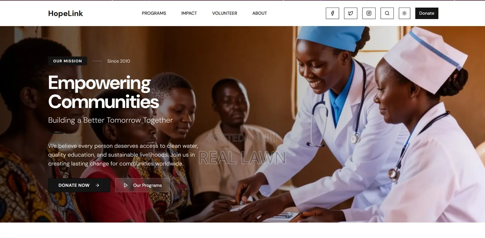 Ngo Foundation Website With Donation Feature (See Demo First)
