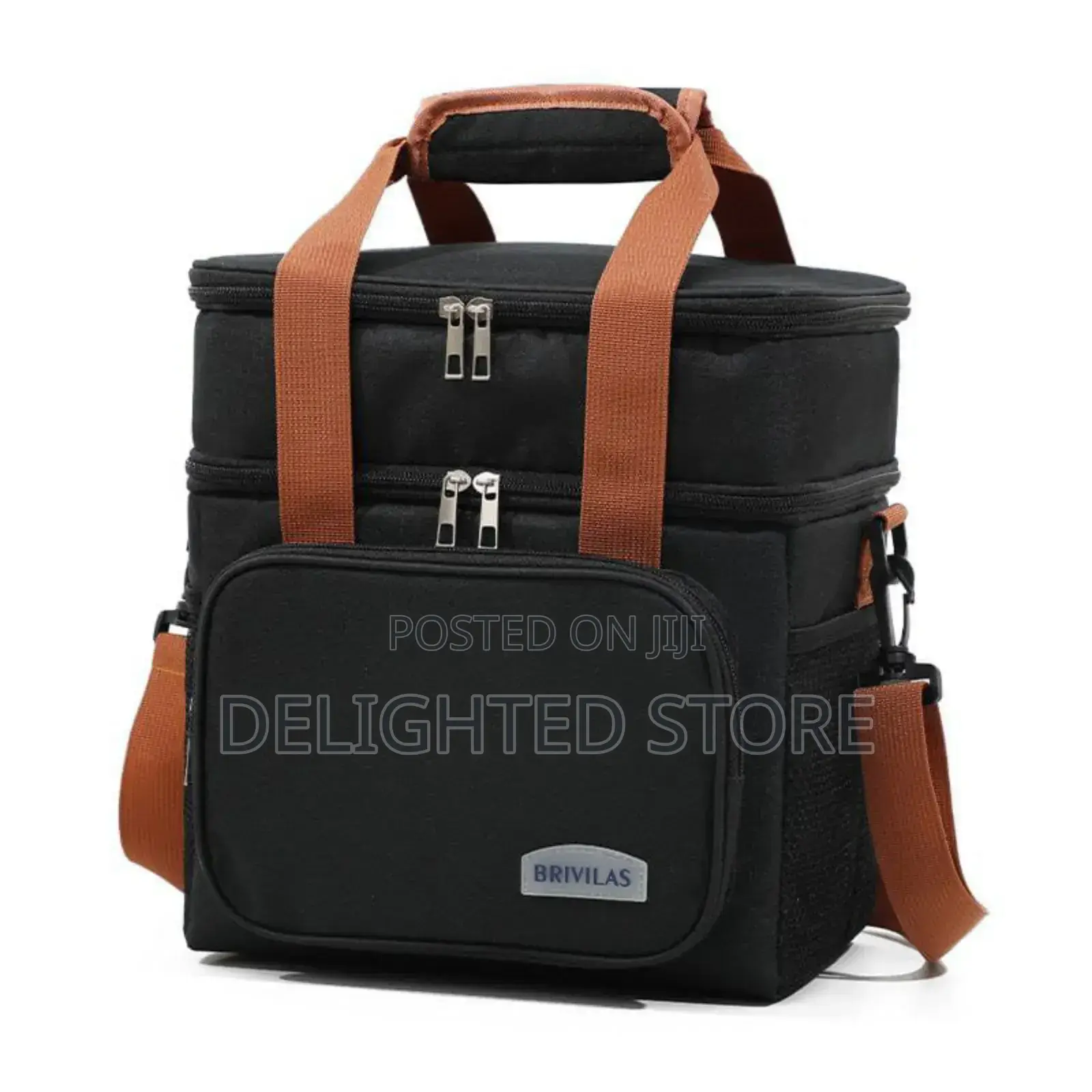 Double Layer High Diagonal Insulated Lunch Bag