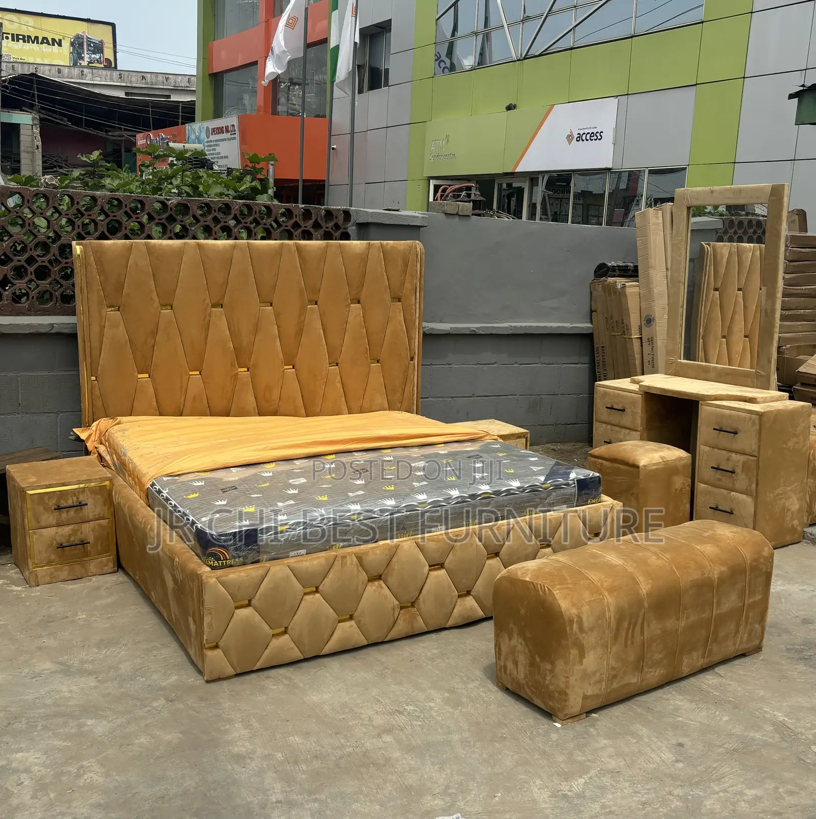 6 By 6 Upholstery Wooden Padded Full Bedframe Set Of Standout Quality