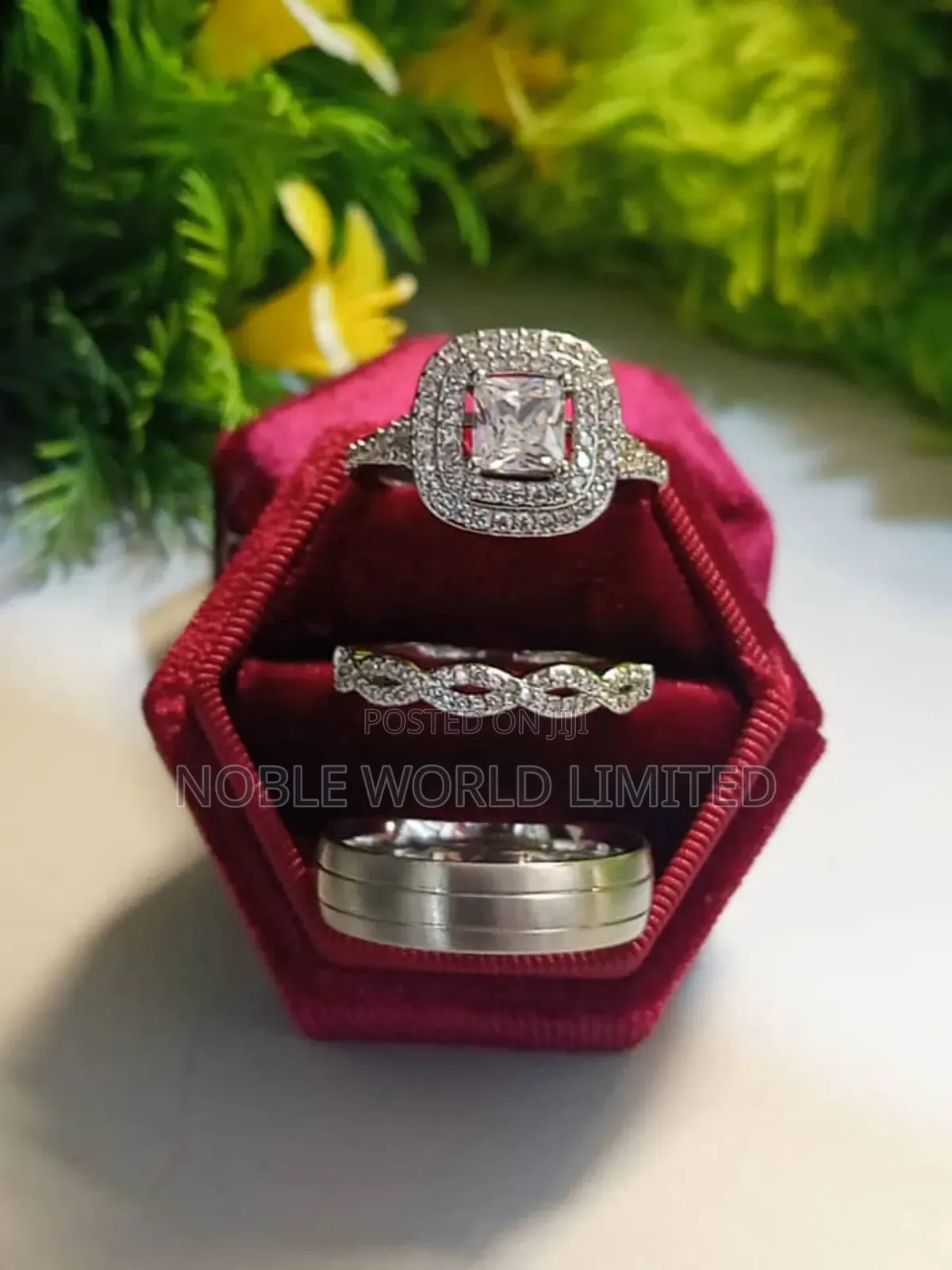 Gold Plated Gold/Wedding Rings Gl 6h