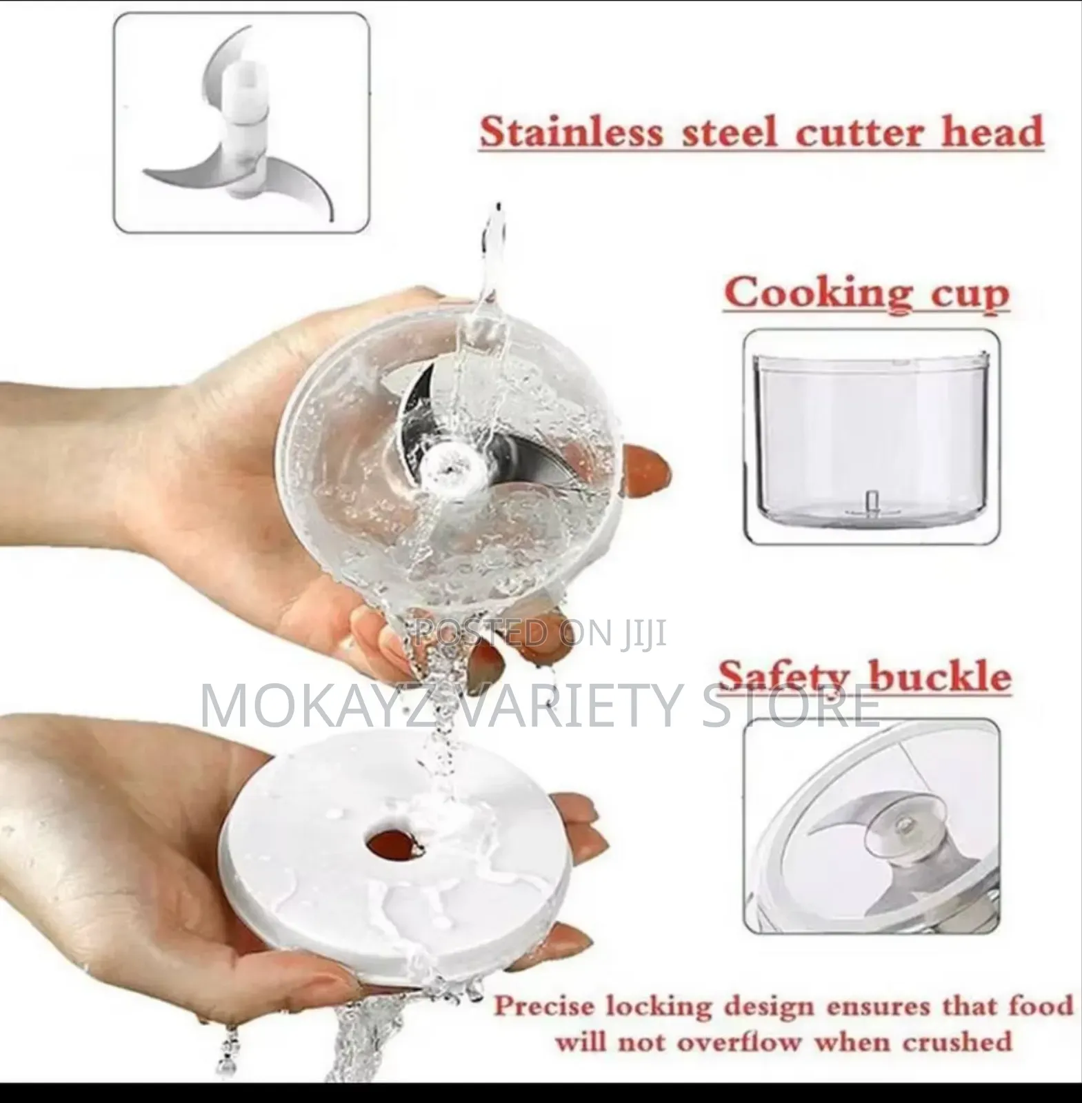 Rechargeable Mini Multipurpose Chopper/Garlic Masher