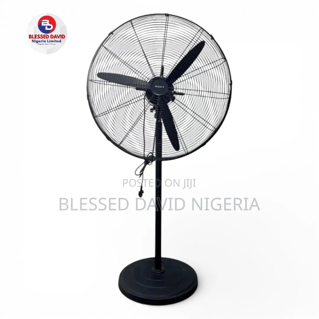 Maxi Standing Industrial Fan 26 Inch Black (Kfs-650)