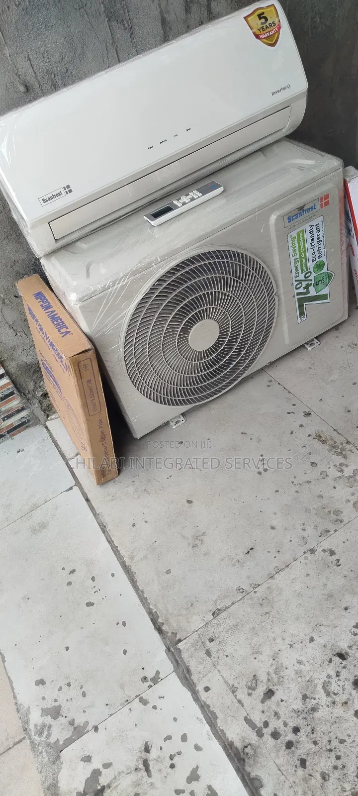2 Months Old So New Scanfrost 1hp Air Conditioner With Kits Full Gas