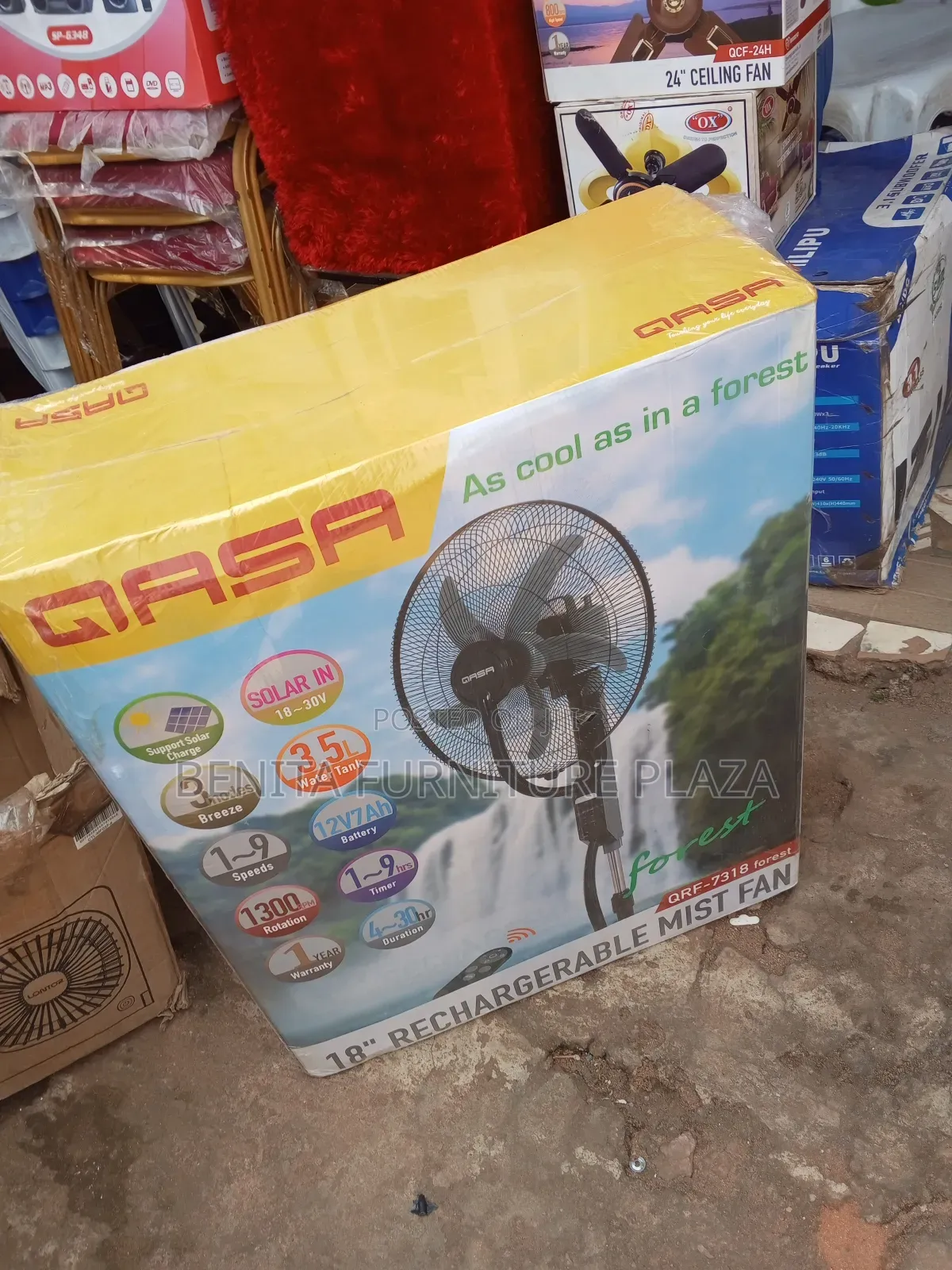 Water Rechargeable Fan for Sale
