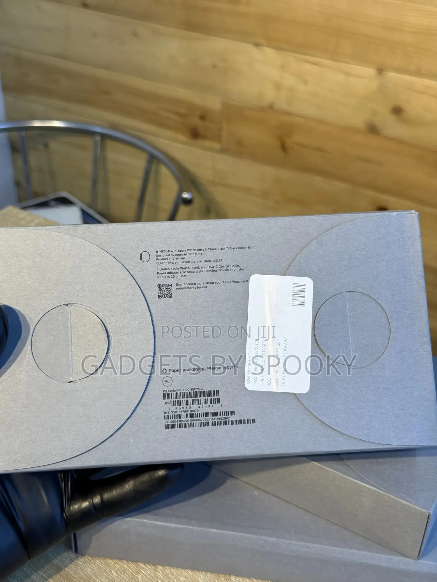 Brand New Apple Watch Ultra 3 (Black)