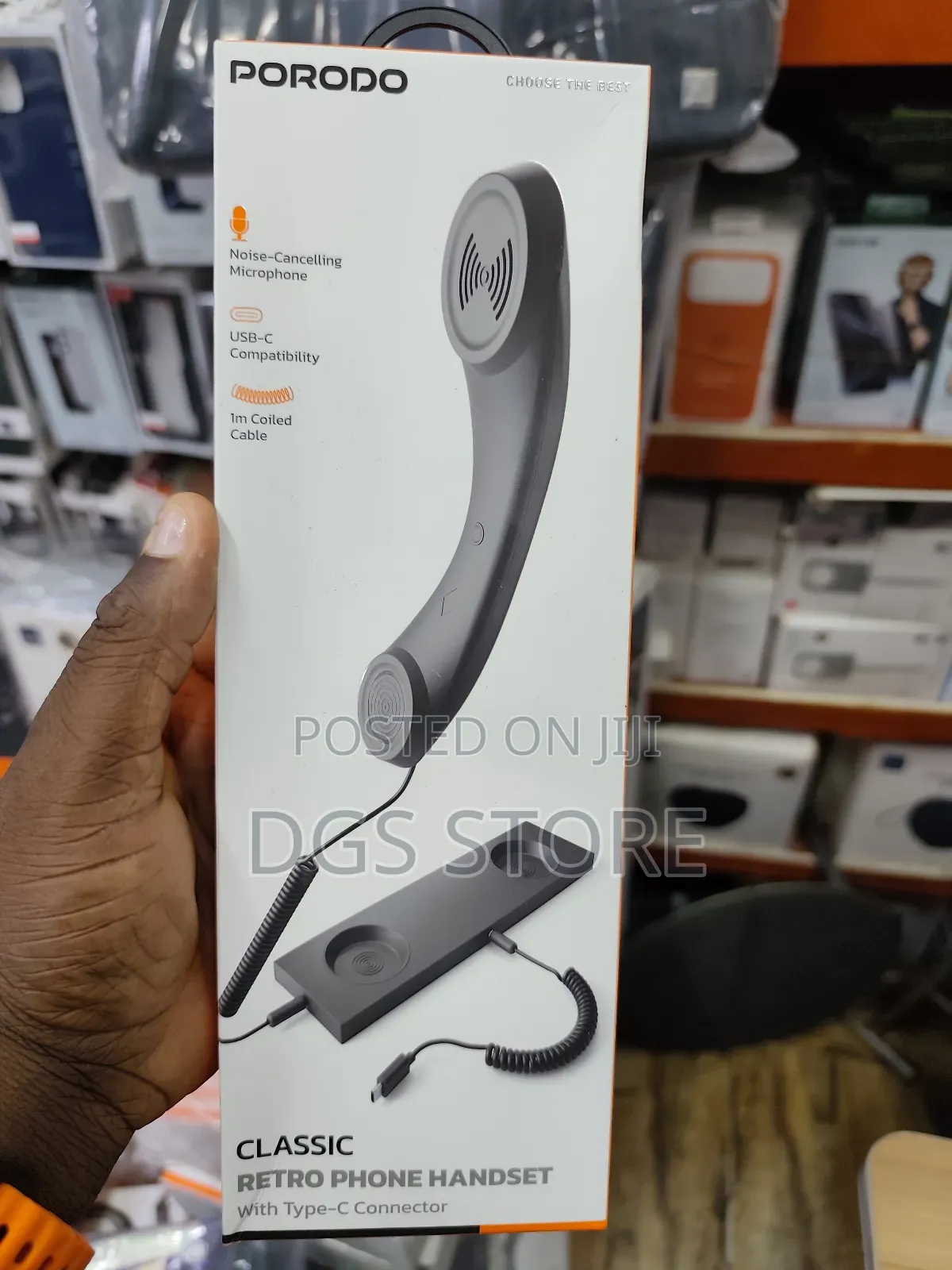 Porodo Classic Retro Phone Handset