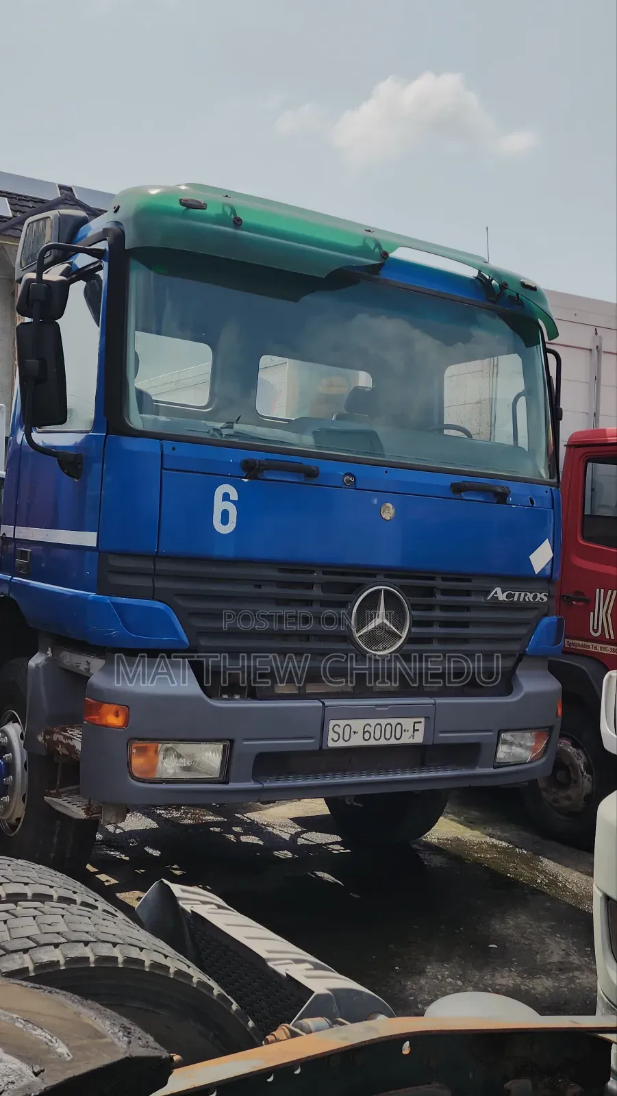 Foreign Used Mercedes Benz Actros 10 Tyres Trailer Head