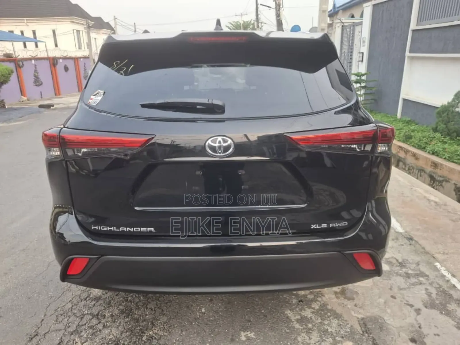 Toyota Highlander XLE 2021 Black