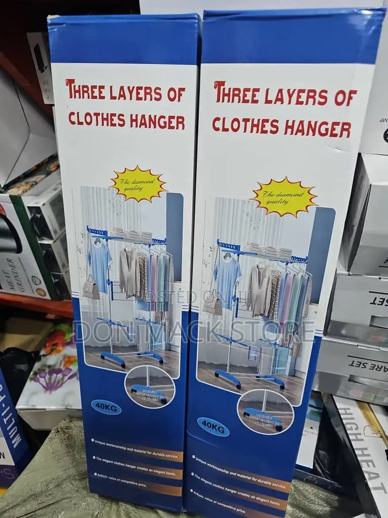 3 Layers of Clothes Hanger