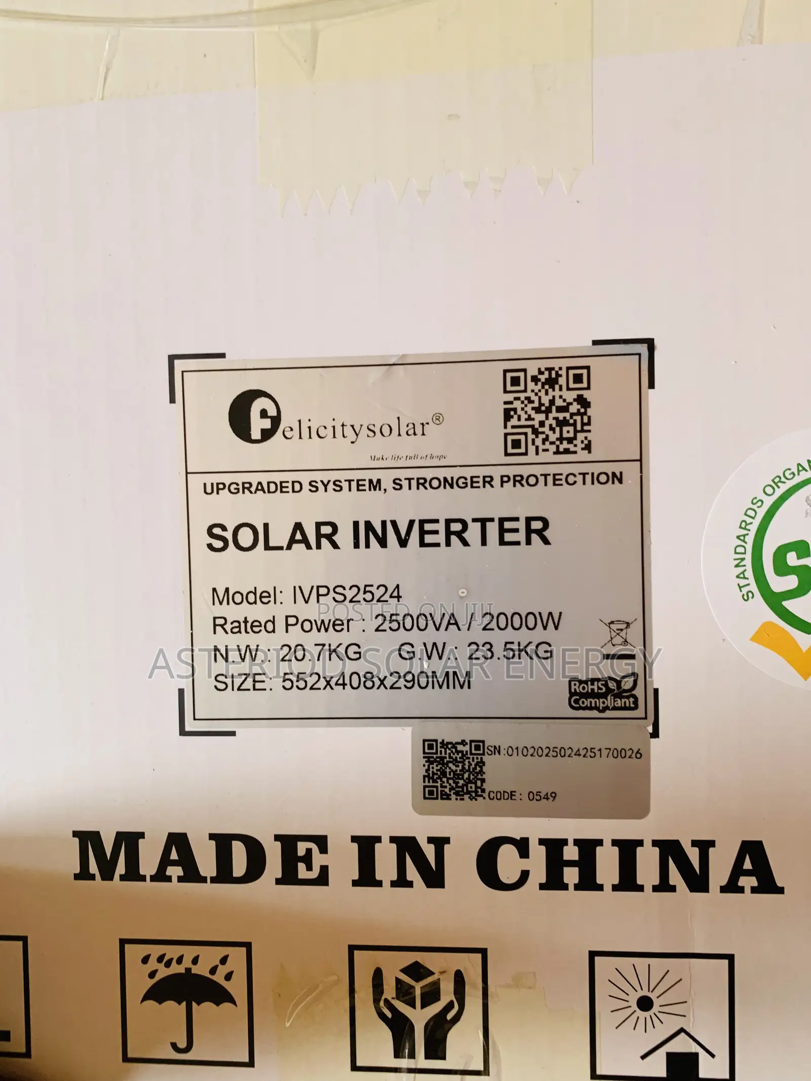 3.5kva 24v Felicity Solar Inverter (Ivps)