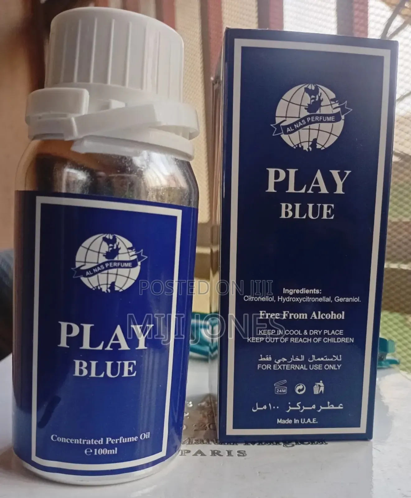 *Play Blue Perfume Oil – 24‐Hour Long‐Lasting Scent On Fabric* 🌊💙