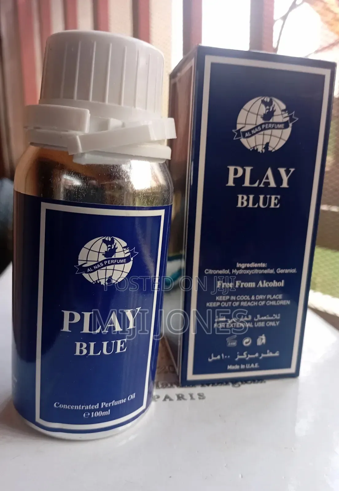 *Play Blue Perfume Oil – 24‐Hour Long‐Lasting Scent On Fabric* 🌊💙