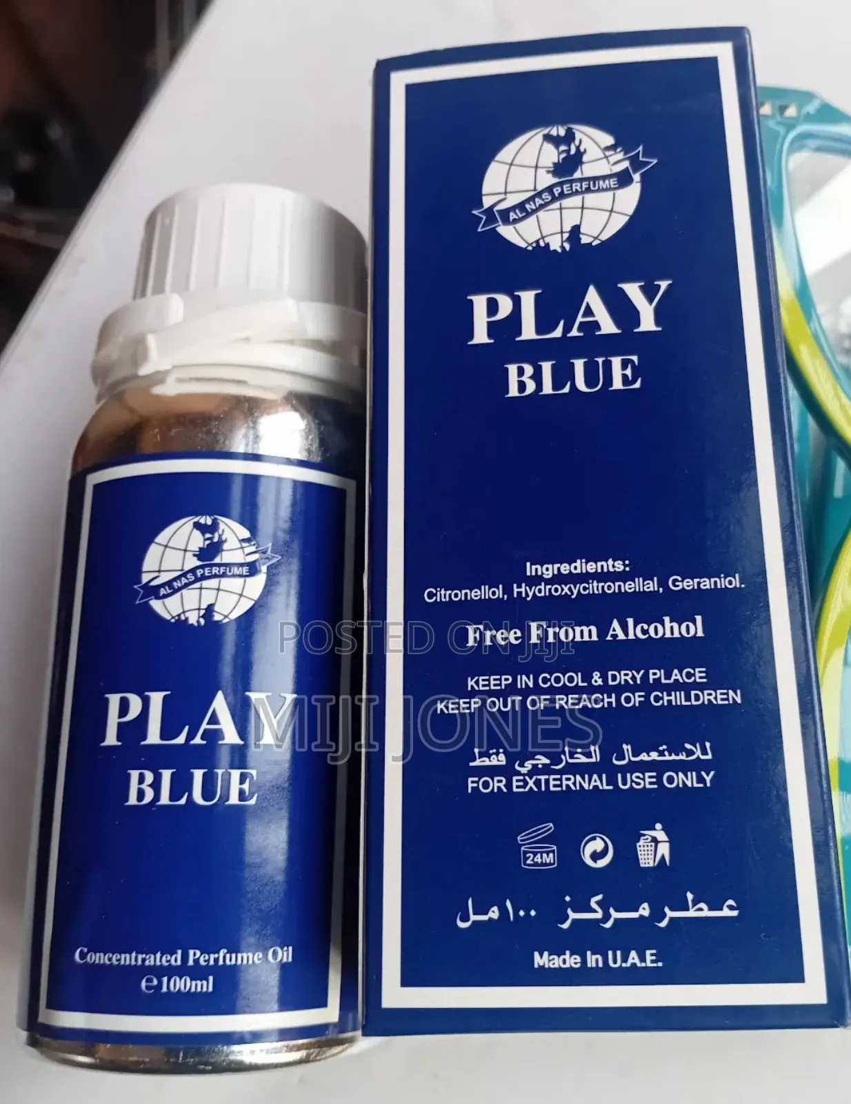 *Play Blue Perfume Oil – 24‐Hour Long‐Lasting Scent On Fabric* 🌊💙