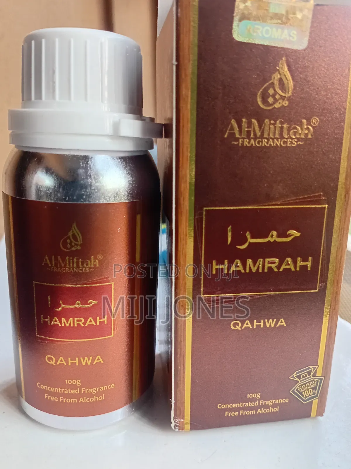 *Hamrah 100 Ml Perfume Oil – 24‐Hour Long‐Lasting Scent On Fabric* 🌟