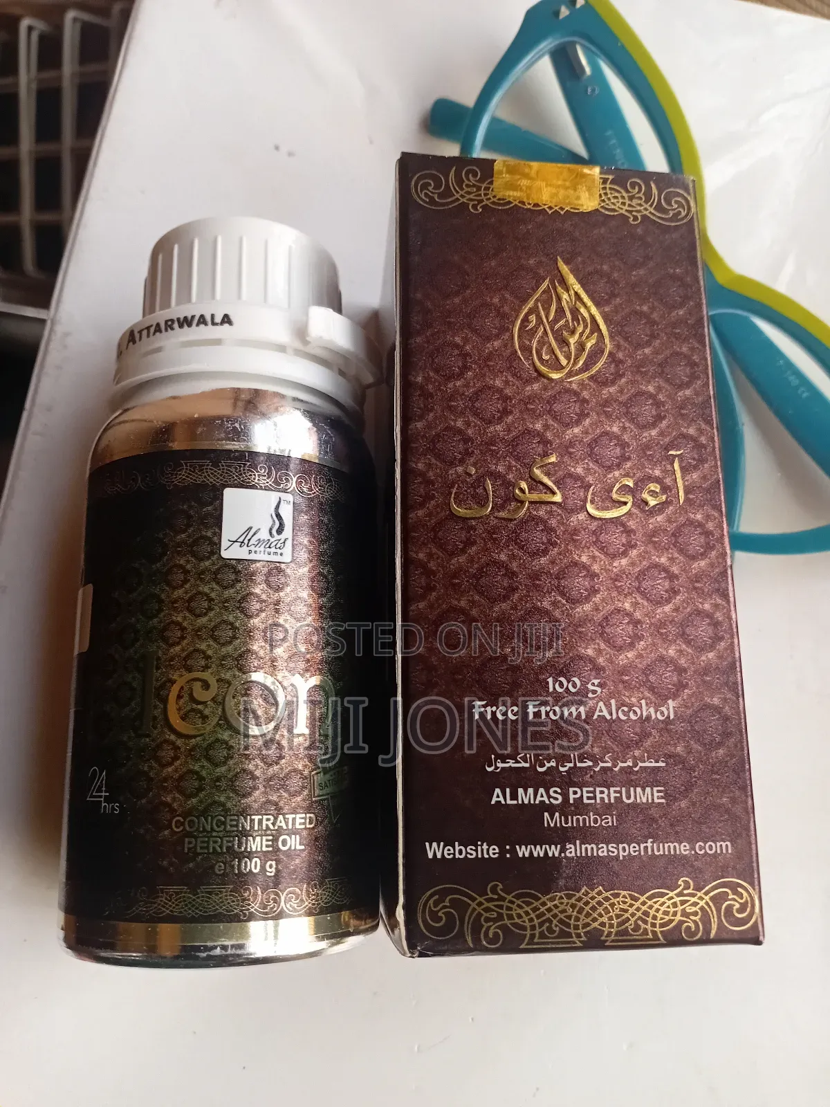 *Icon 100 Ml Perfume Oil – 24‐Hour Long‐Lasting Scent On Fabric* 🌟