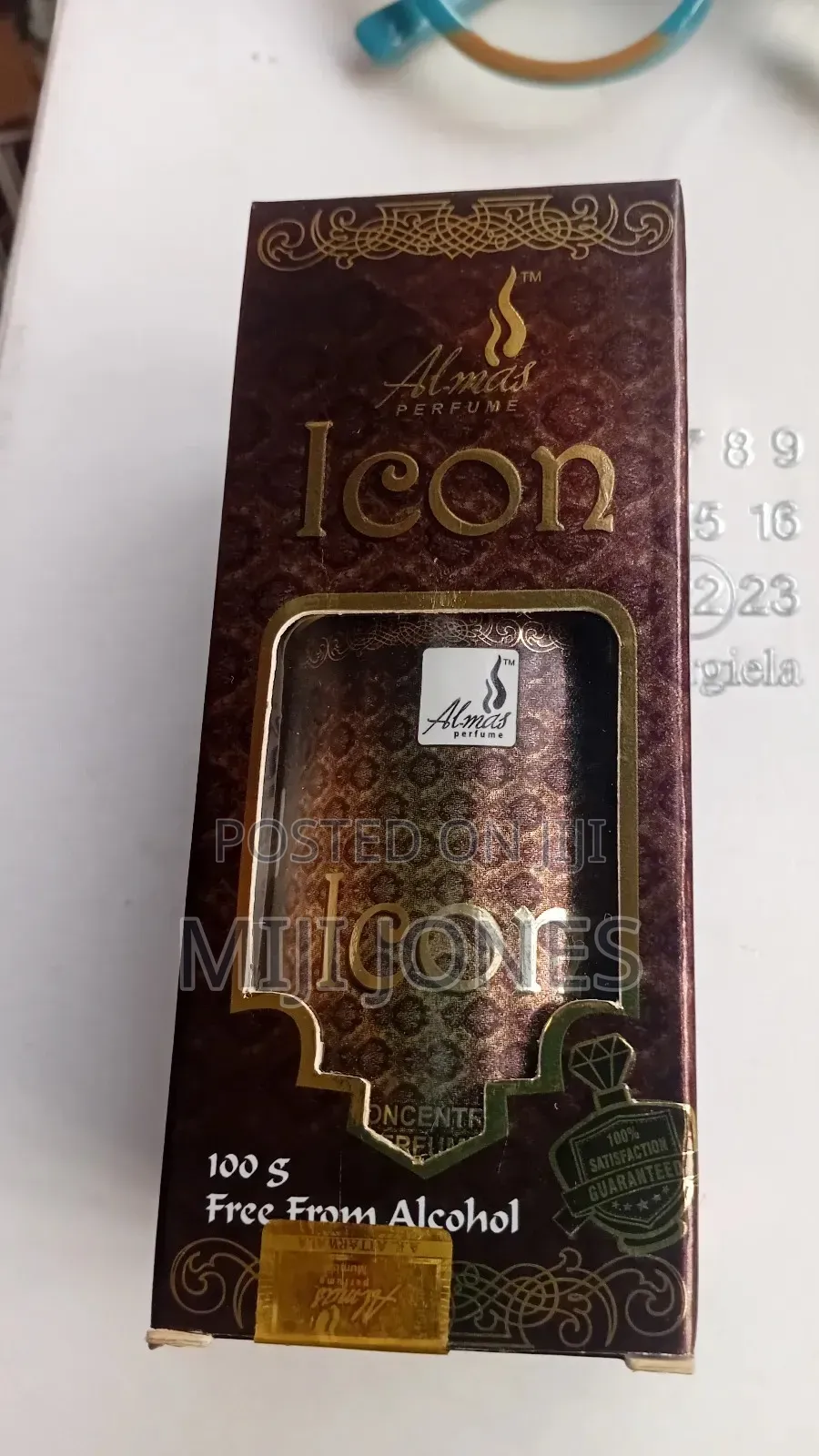 *Icon 100 Ml Perfume Oil – 24‐Hour Long‐Lasting Scent On Fabric* 🌟