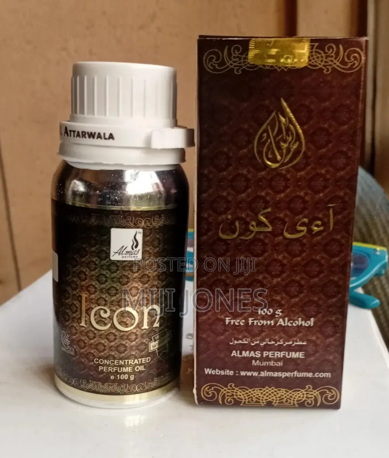 *Icon 100 Ml Perfume Oil – 24‐Hour Long‐Lasting Scent On Fabric* 🌟