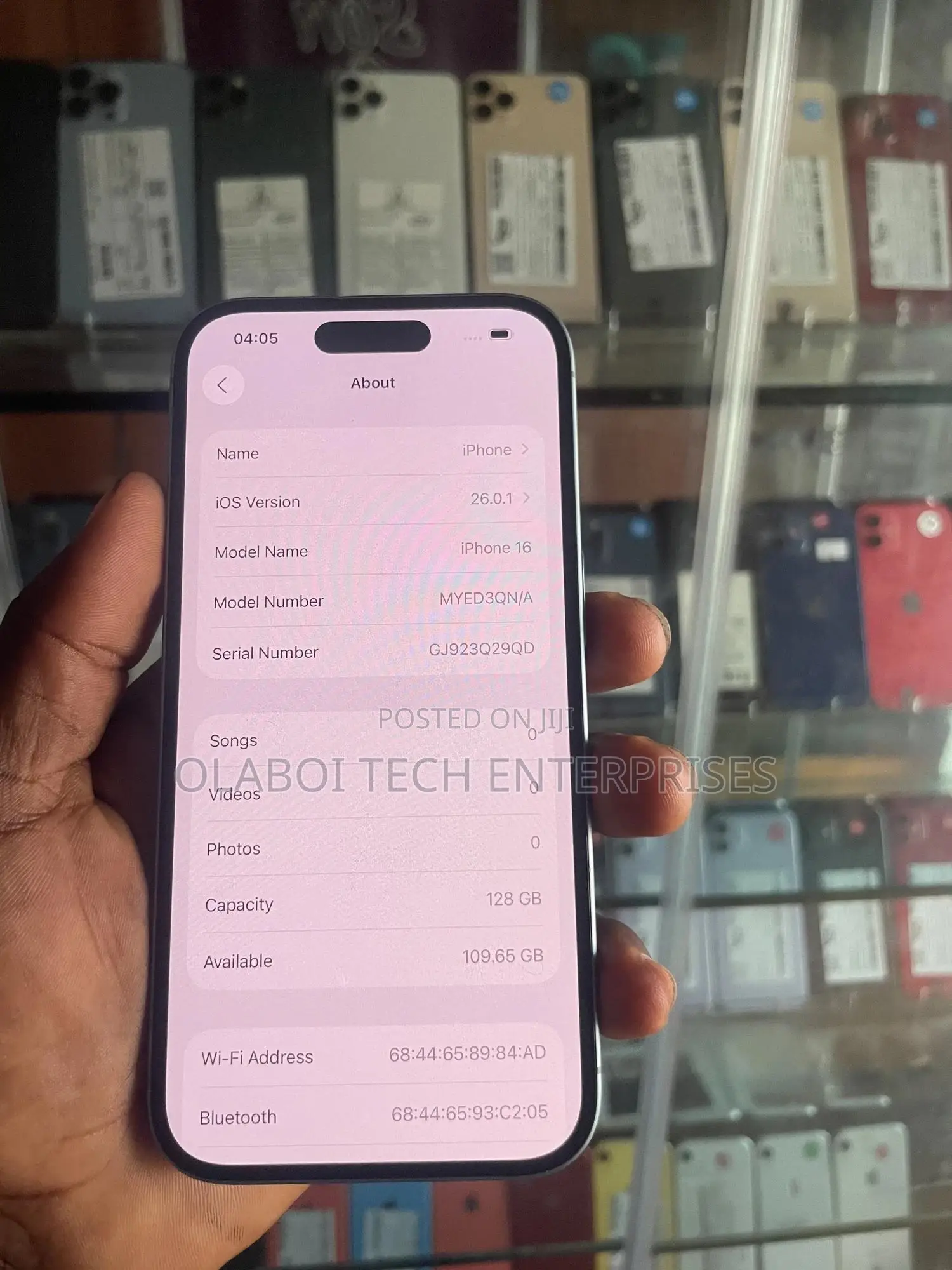 Apple iPhone 16 128 GB Blue