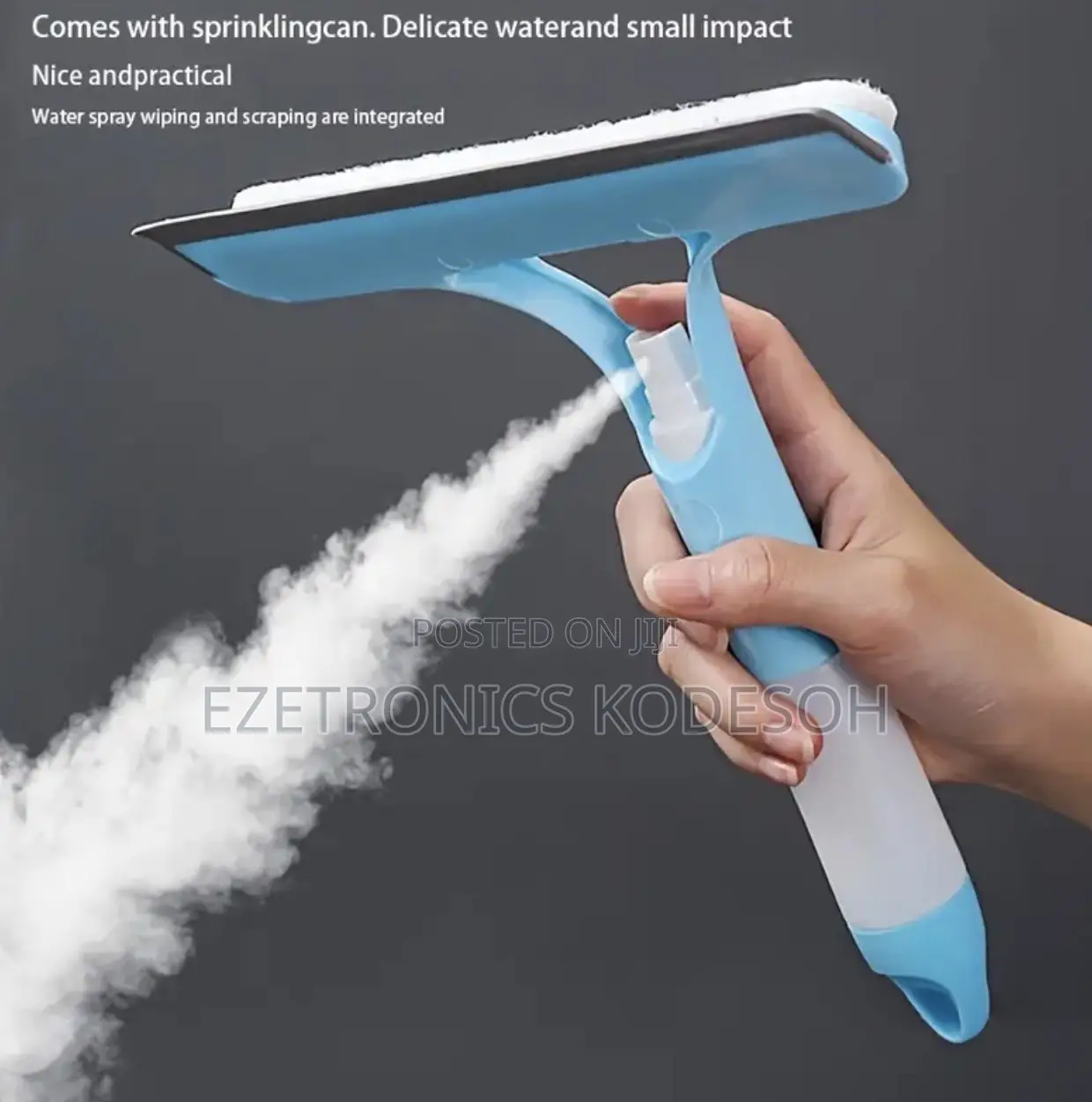 3-in-1 Mirror Scraper With Removable Microfiber