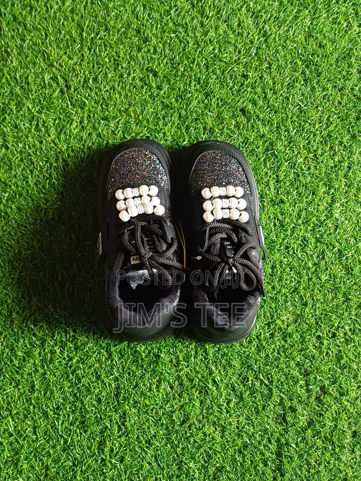 Baby Boy Black Classic Sneakers