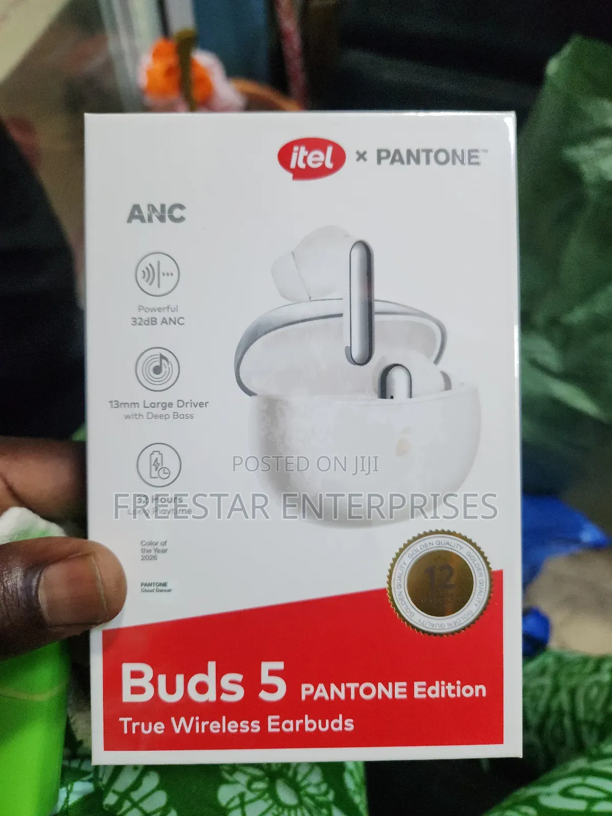 Itel Buds 5 Pantone Edition Anc Bluetooth Airpod.