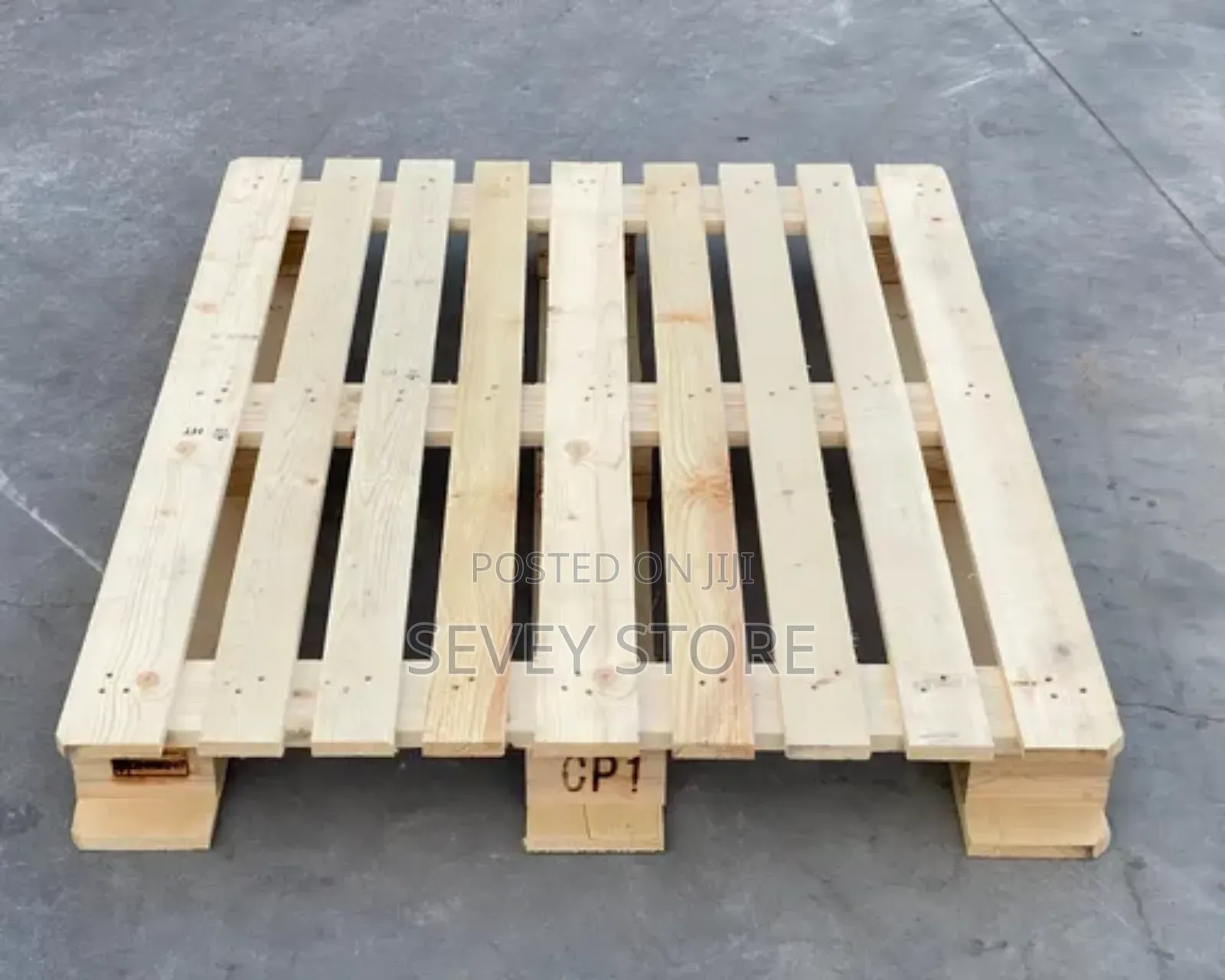 Farmers Wood Pallet For Keeping Harvest