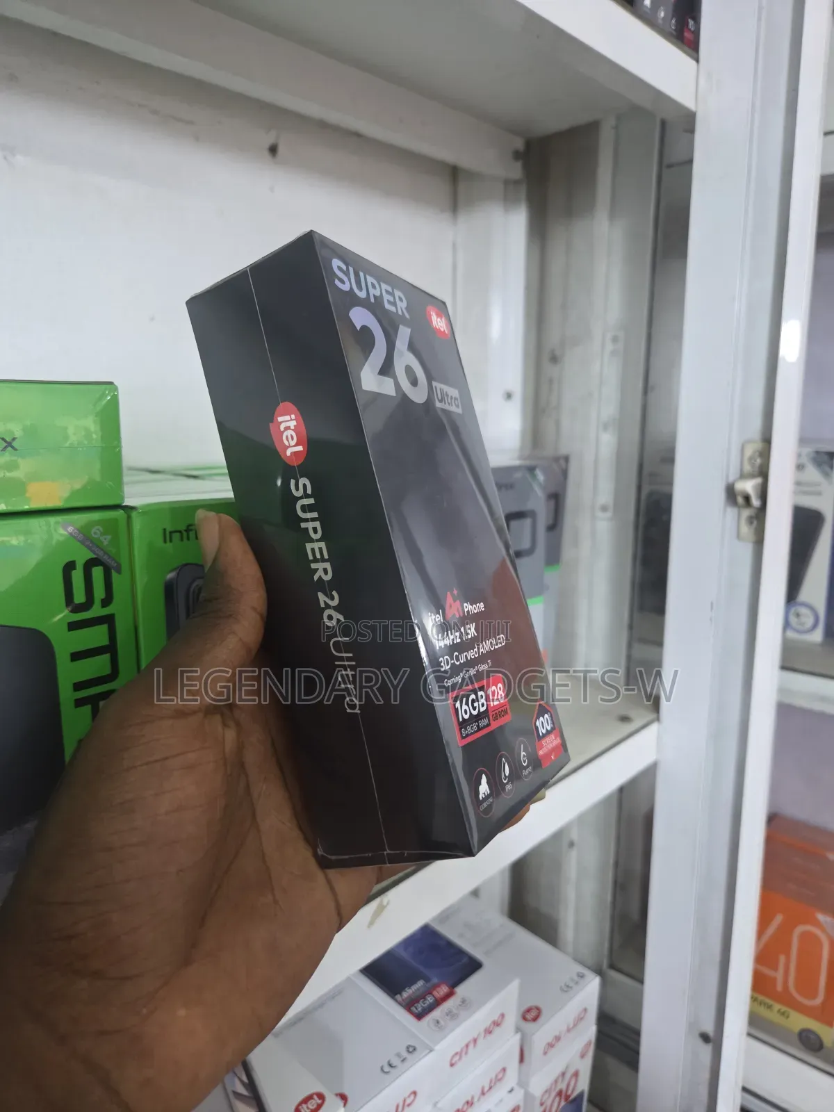 New Itel S26 Ultra 128 GB Black