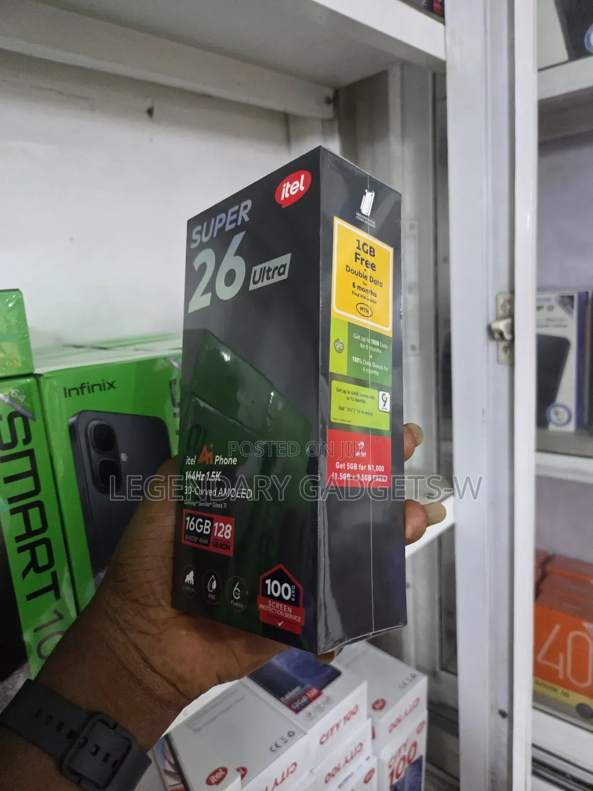New Itel S26 Ultra 128 GB Black