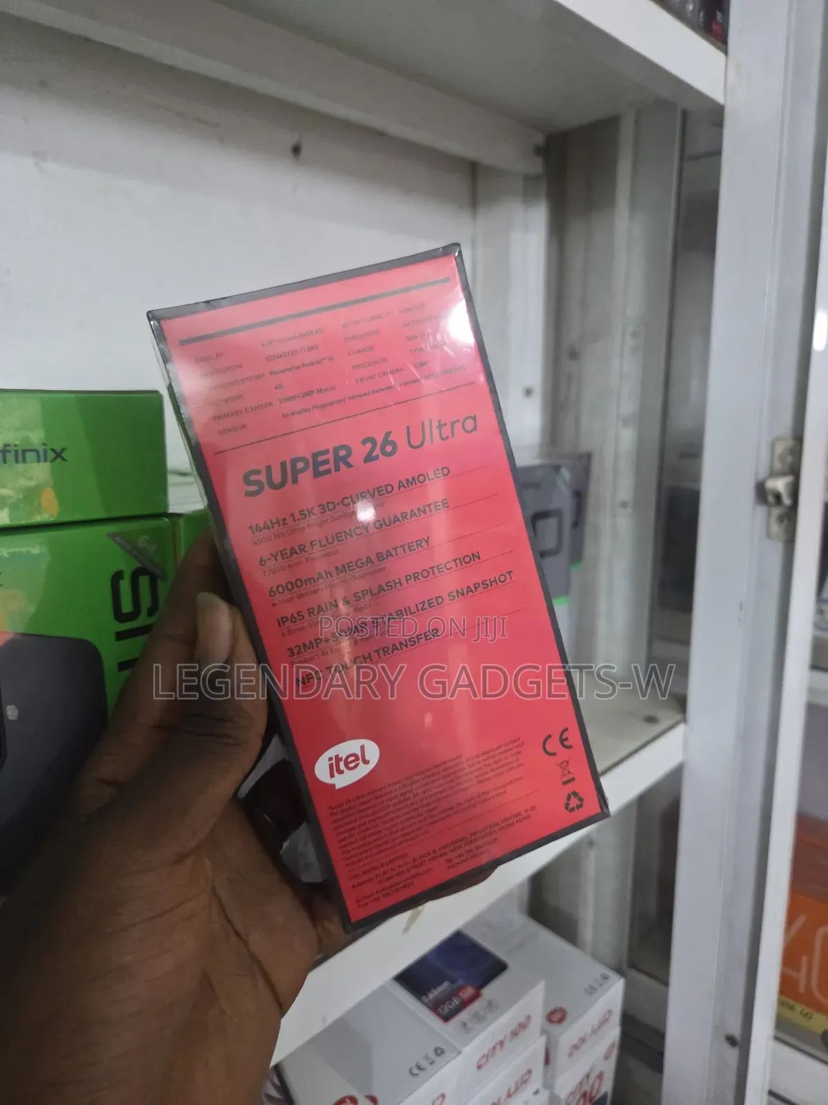 New Itel S26 Ultra 128 GB Black