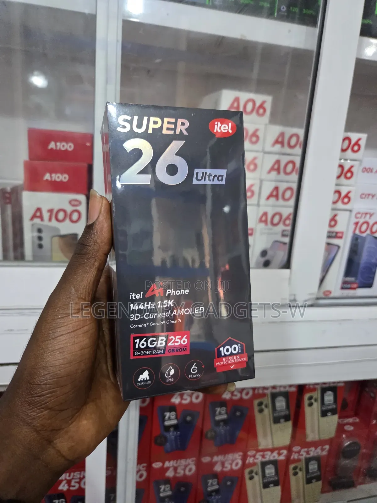 New Itel S26 Ultra 256 GB Black